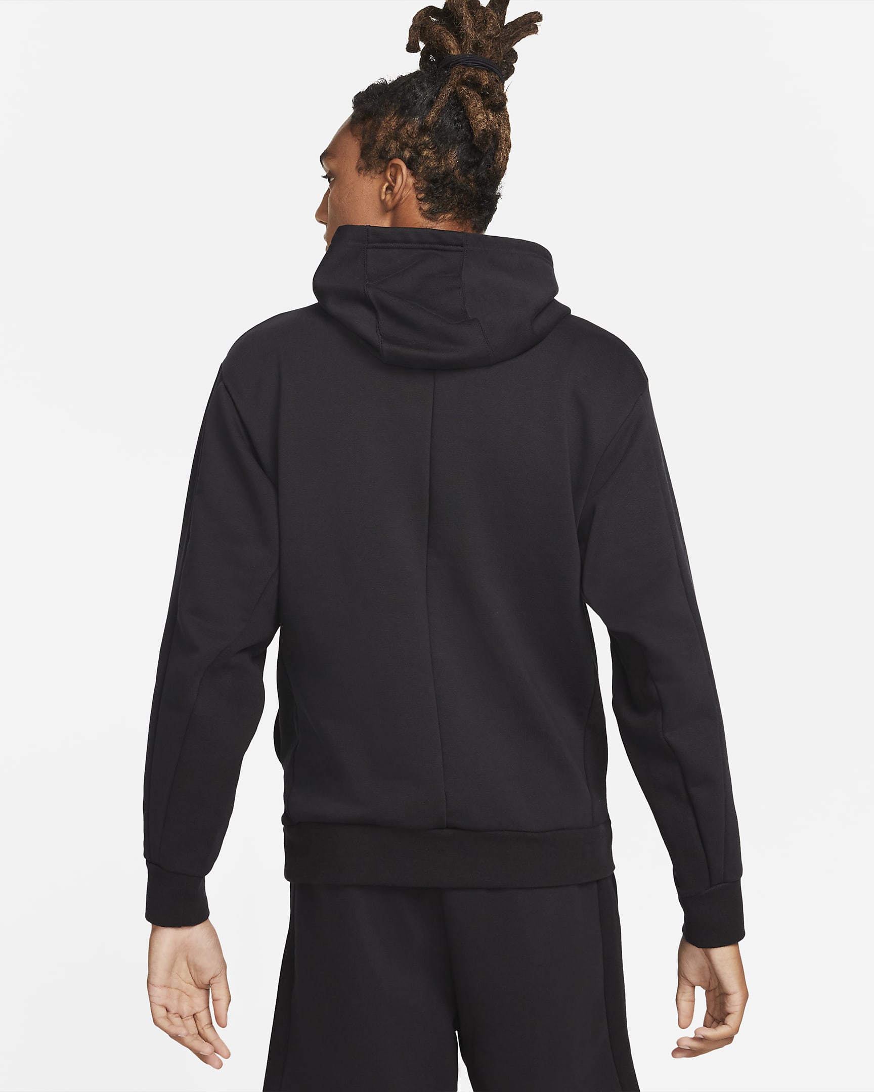 NikeCourt Tennishoodie van fleece voor heren - Zwart