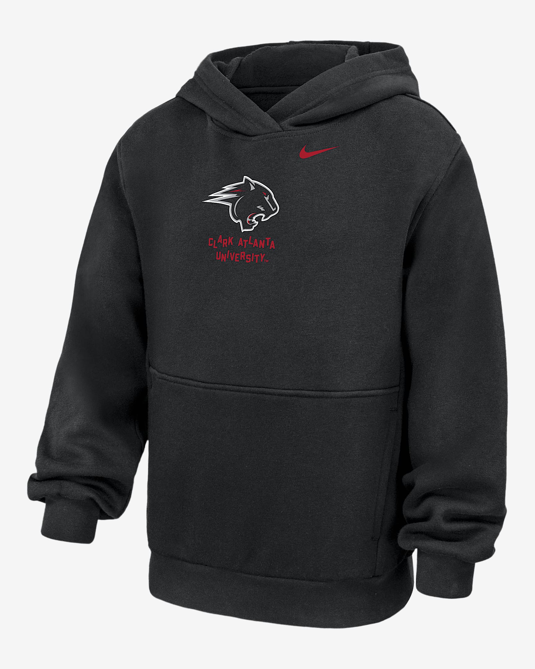 Clark Atlanta University Club Fleece Big Kids' Nike College Hoodie - Black