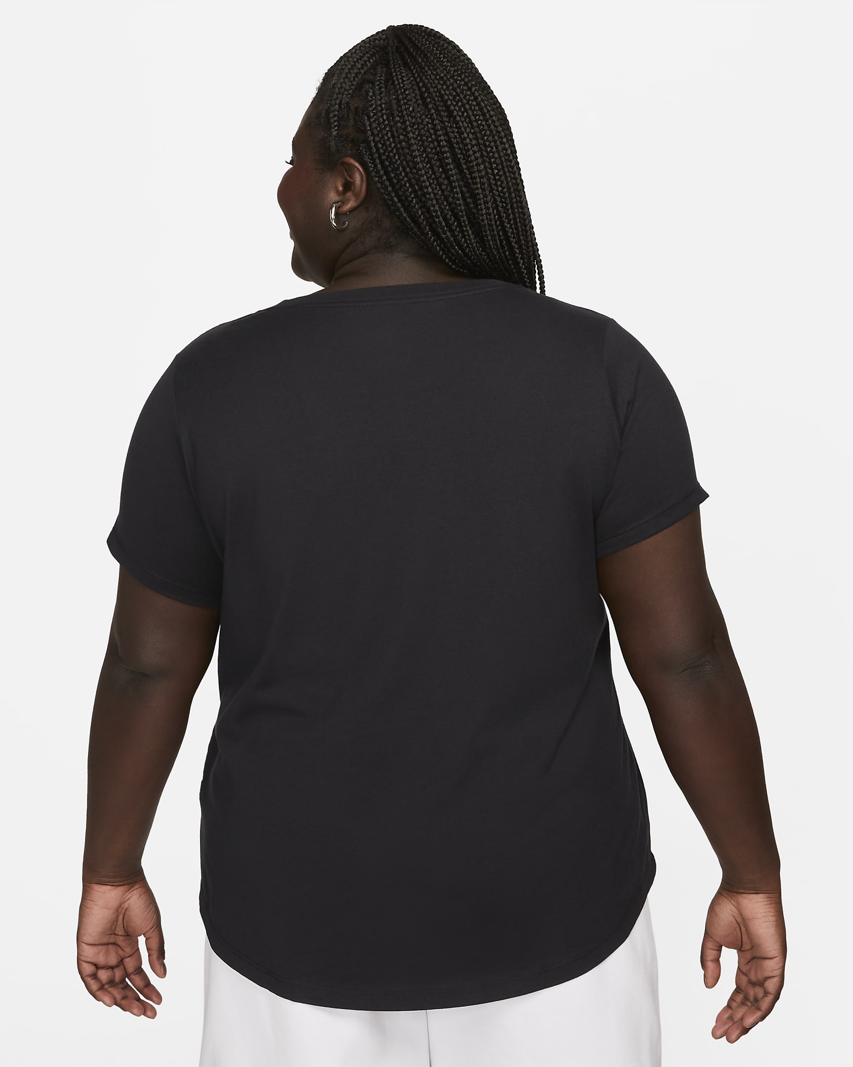 Nike Sportswear Essentials T-shirt met logo voor dames (Plus Size). Nike NL