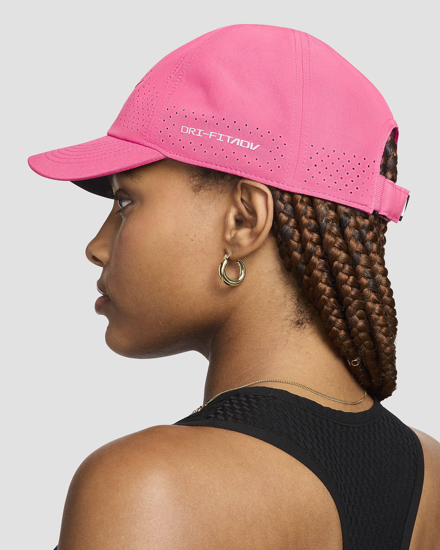 Nike Dri-FIT ADV Club Unstructured Tennis Cap - Aster Pink/Hot Punch