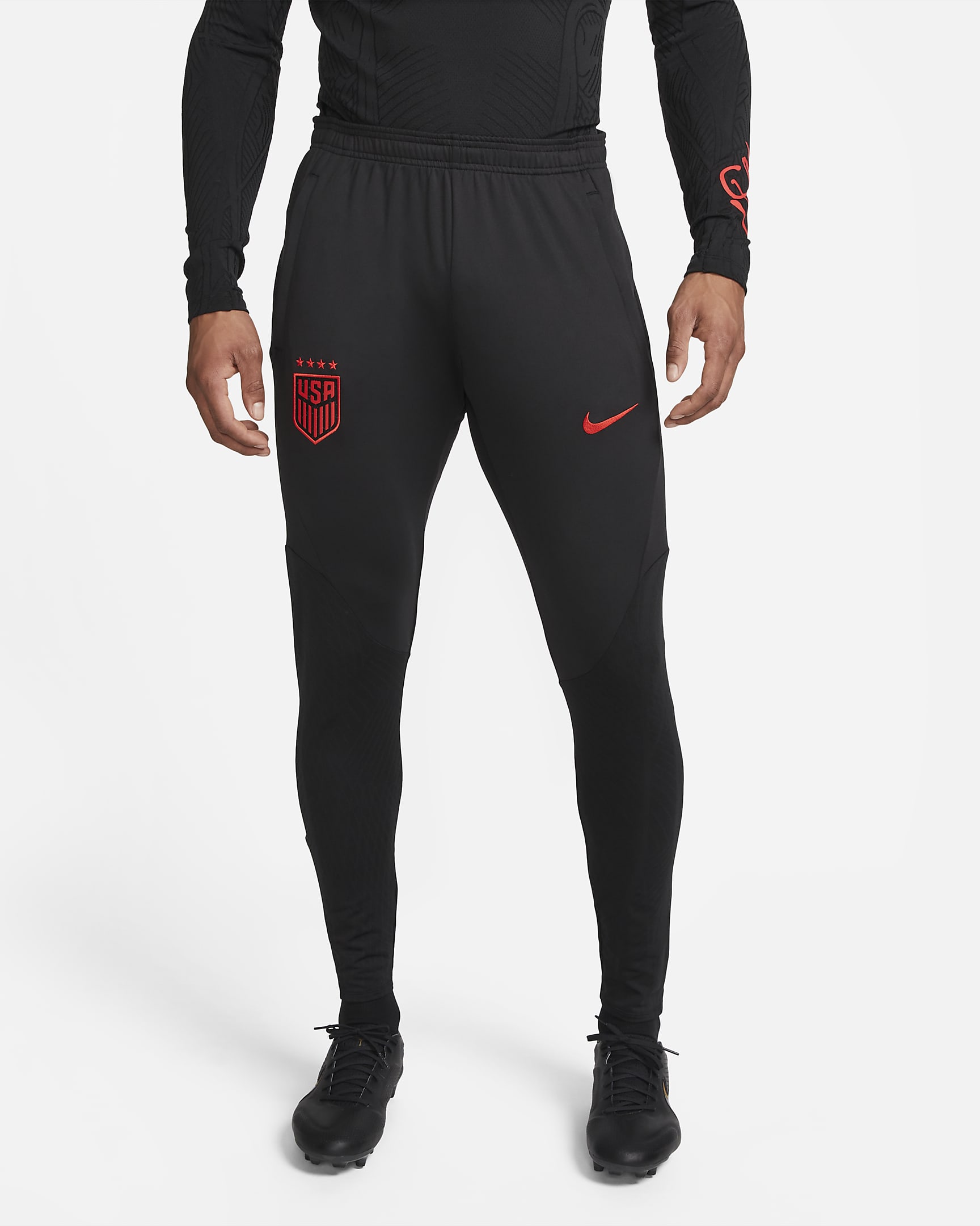 U.S. Strike Men's Nike DriFIT Knit Soccer Pants.