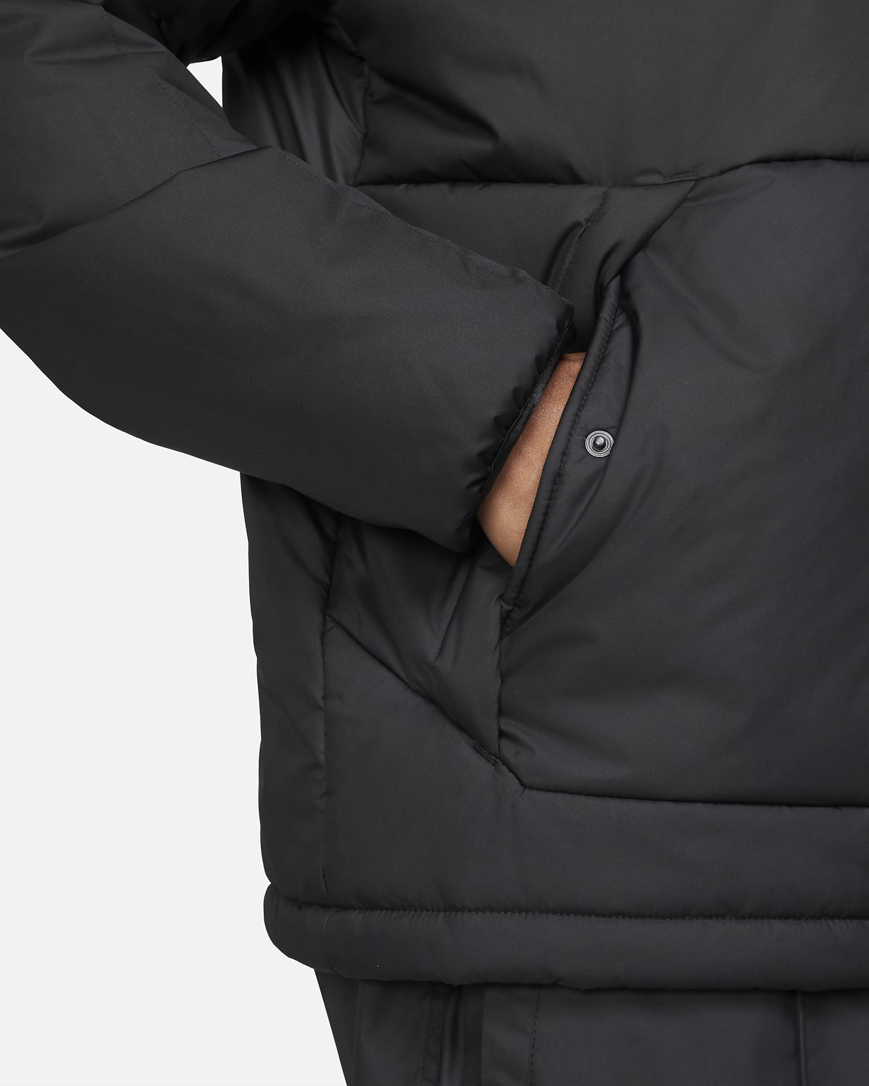 Nike Sportswear Therma-FIT Legacy Men's Hooded Jacket - Black/Black/Black