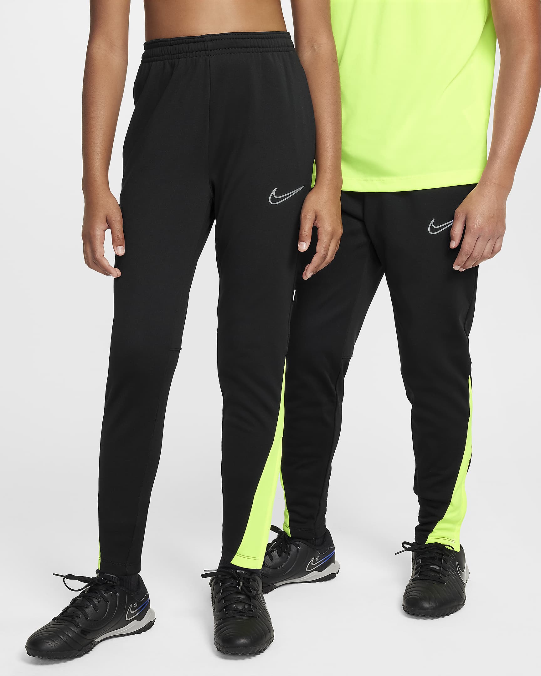 Pantalon de foot Nike Therma-FIT Academy pour ado - Noir/Volt