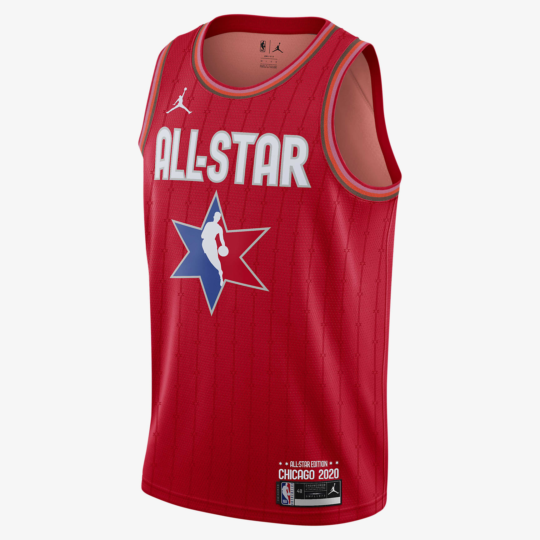 Giannis Antetokounmpo All-Star Jordan NBA Swingman Jersey. Nike BG