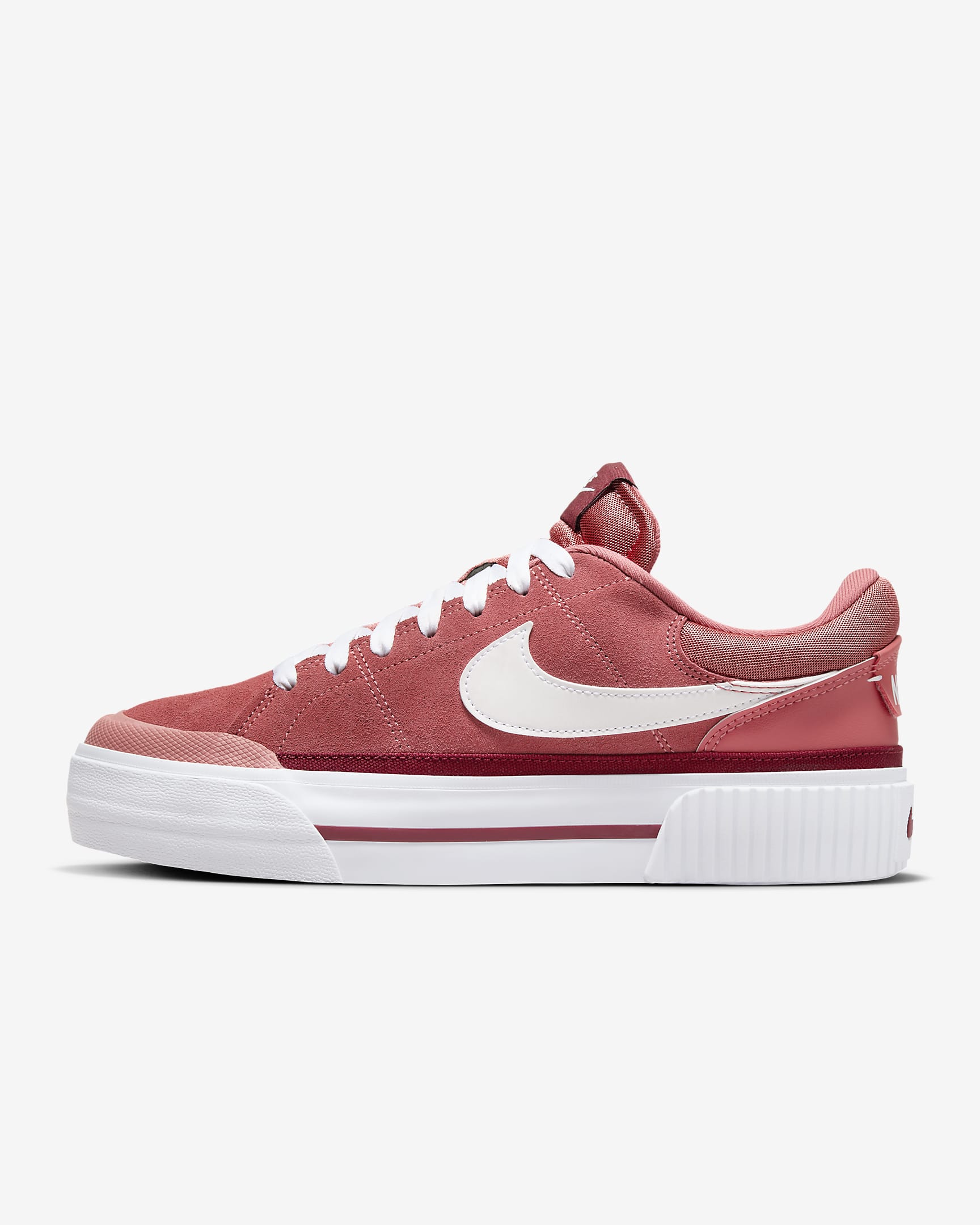 Nike Court Legacy Lift 女鞋 - Adobe/Team Red/Dragon Red/白色