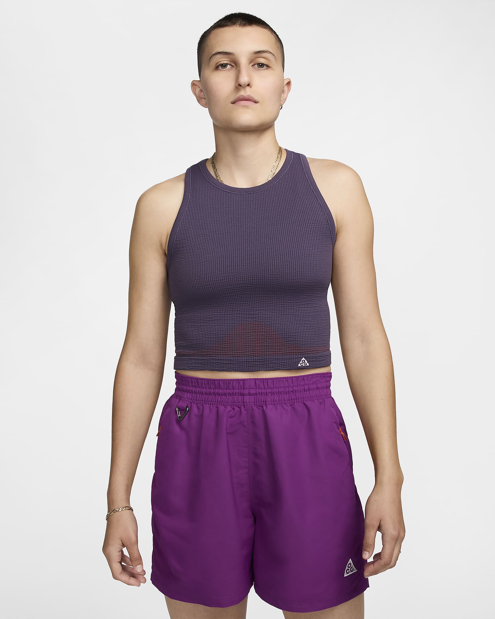 Nike ACG "Delta River" Women's Tank Top - Dark Raisin/Safety Orange