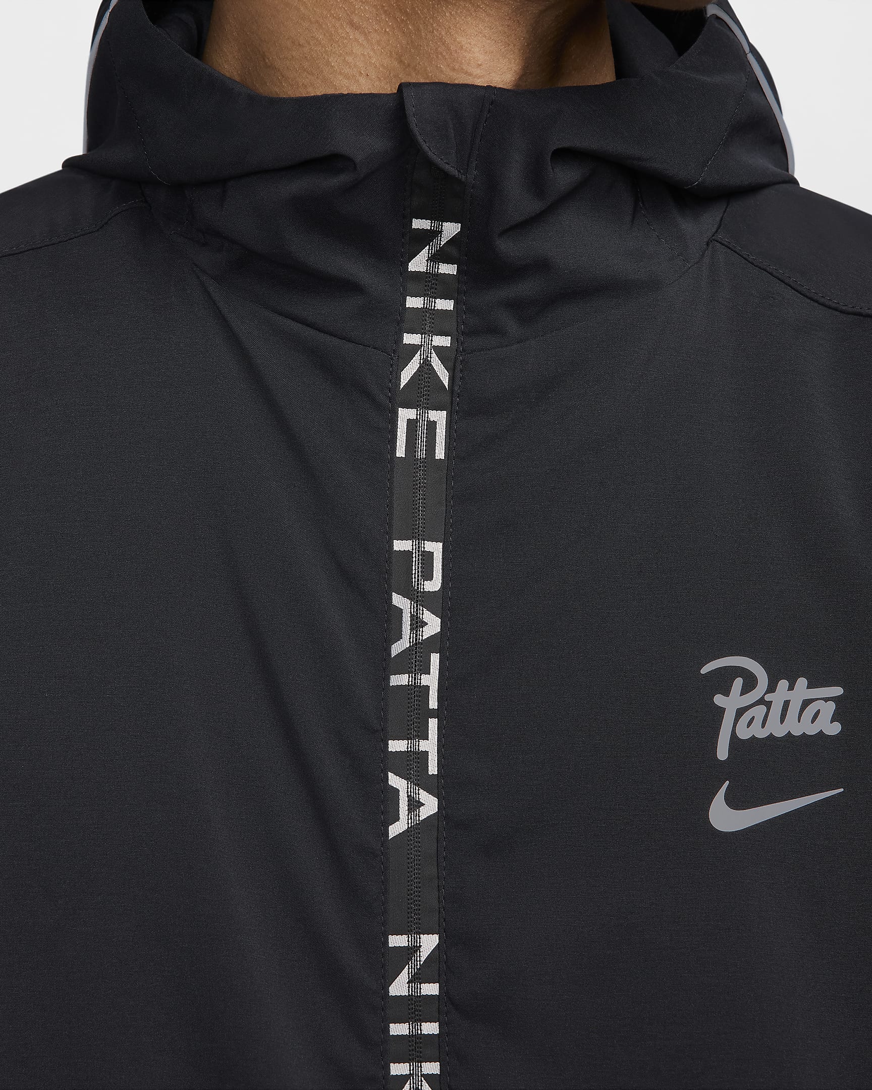 Nike x Patta Running Team Men's Full-Zip Jacket - Black