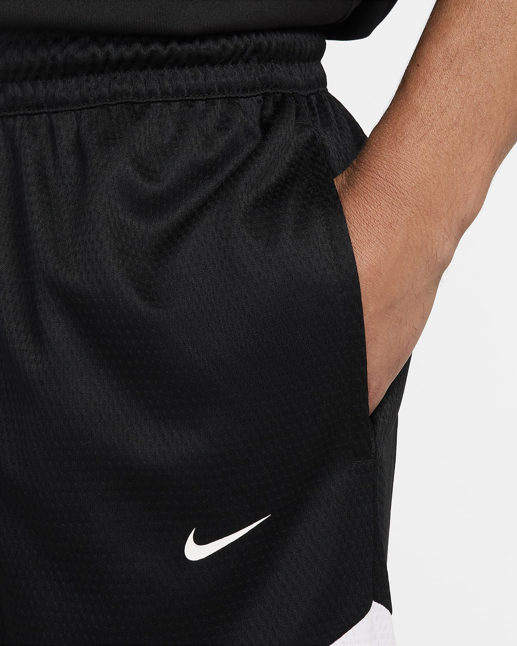 Nike Icon Men's 8" Dri-FIT Basketball Shorts - Black/White/White/White