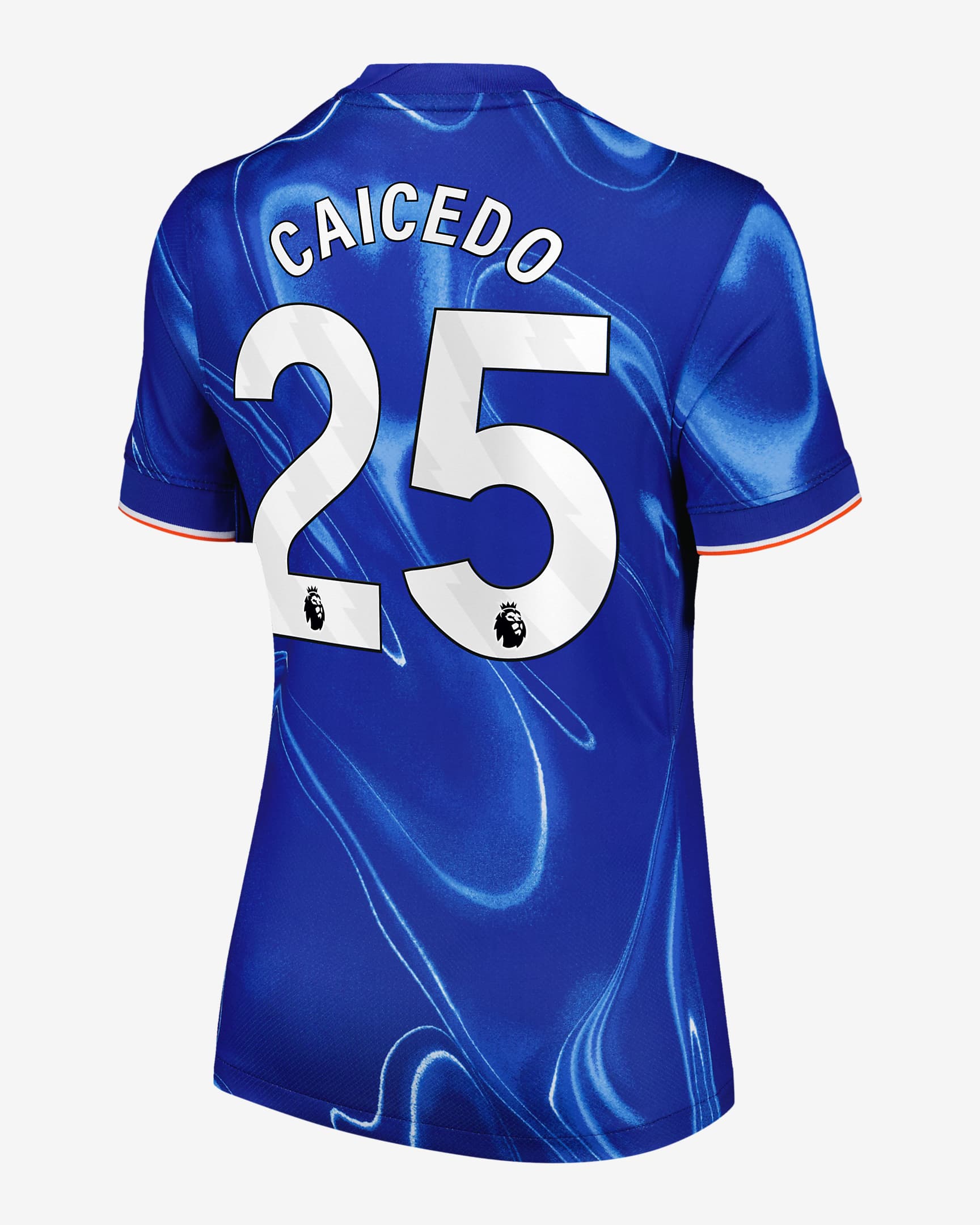 Moisés Caicedo Chelsea 2024/25 Stadium Home Women's Nike Dri-FIT Soccer Jersey - Blue