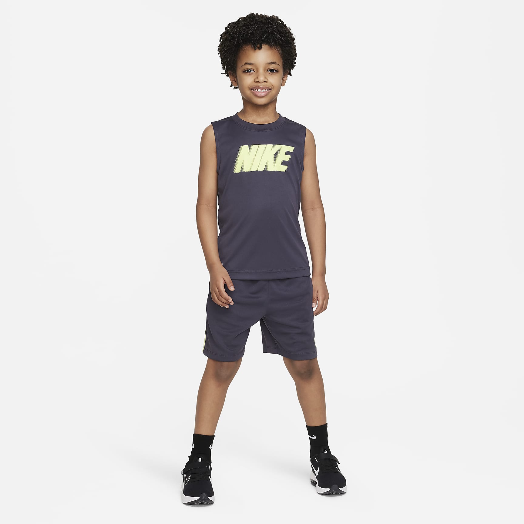 Nike "All Day Play" Dri-FIT Muscle Tee Little Kids' Dri-FIT Tank. Nike JP