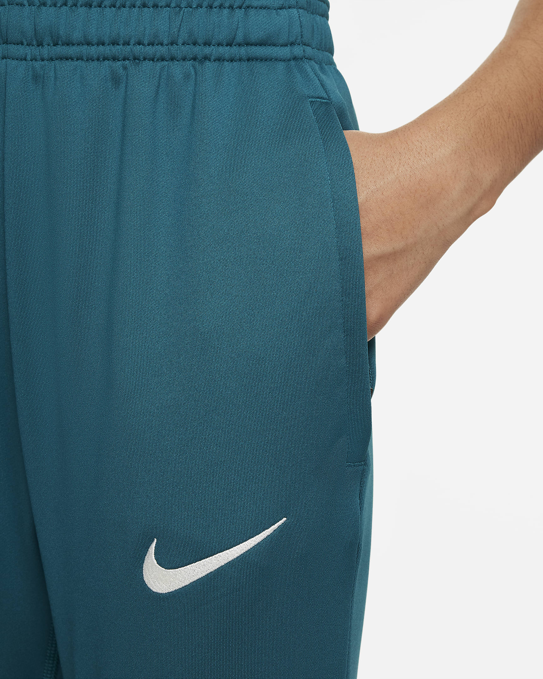 Portugal Strike Older Kids' Nike Dri-FIT Football Knit Pants - Geode Teal/Kinetic Green/Sail