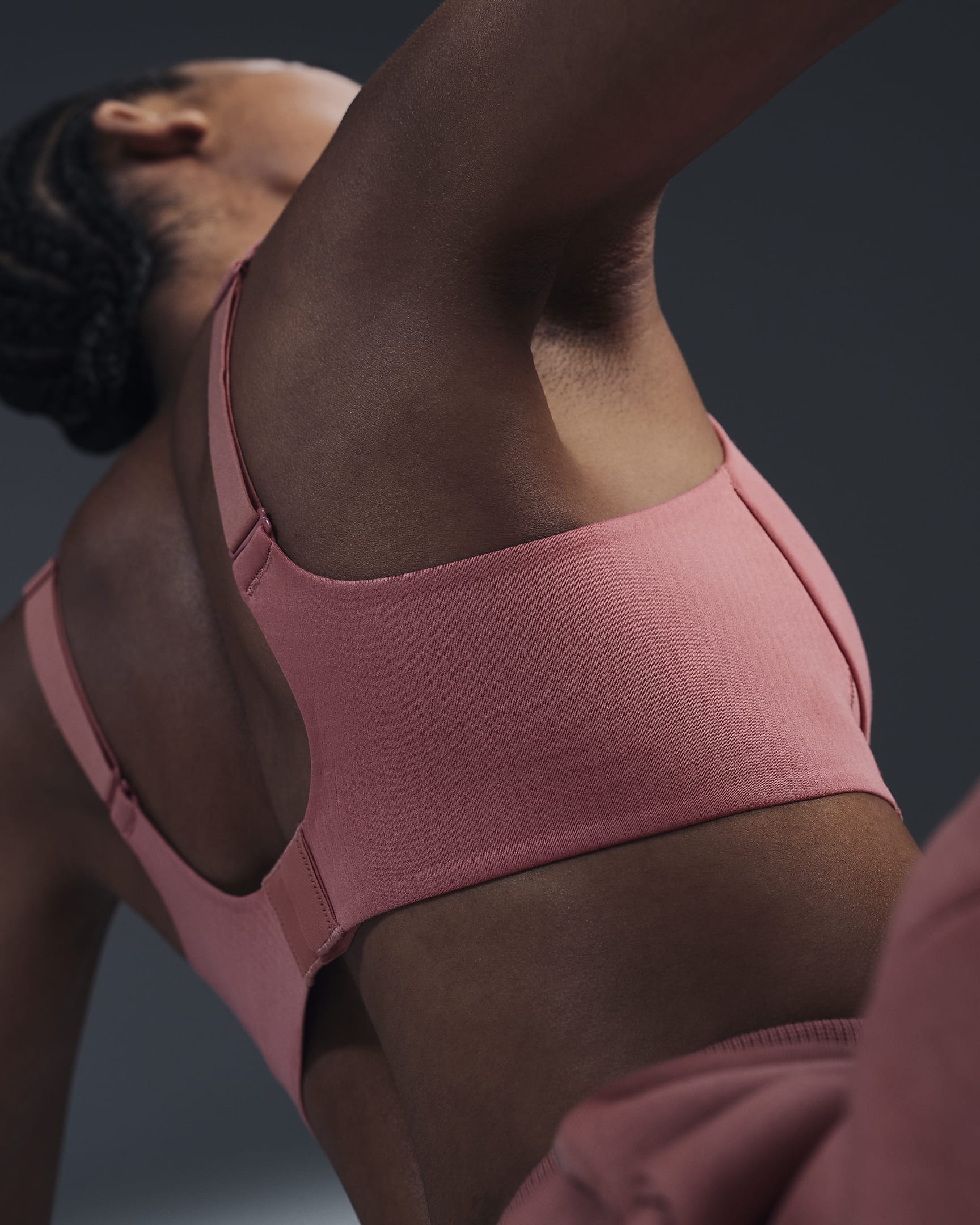 Bra imbottito con design convertibile Nike Alate High Support – Donna - Canyon Pink