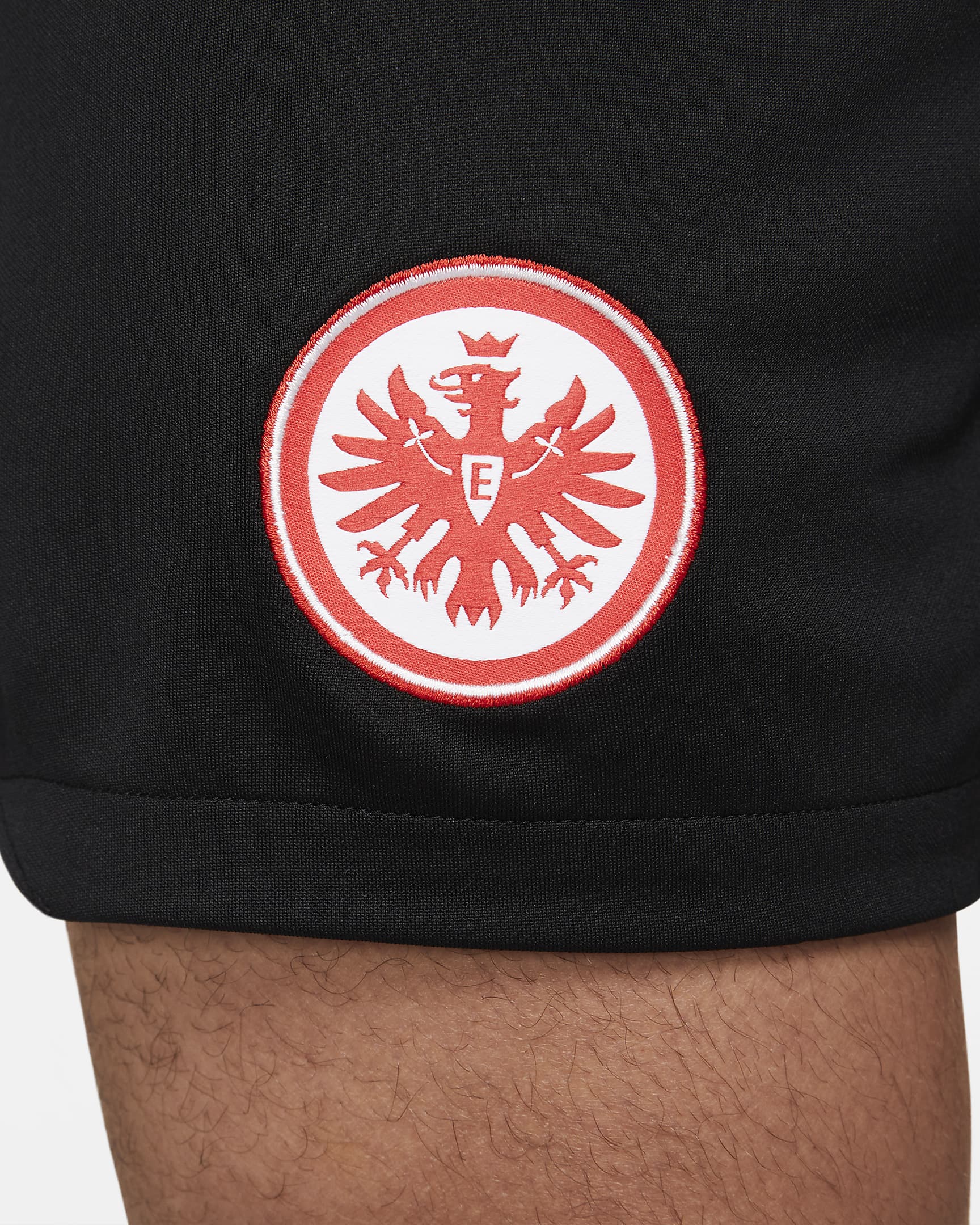 Eintracht Frankfurt 2023/24 Stadium Home/Away Men's Nike Dri-FIT Football Shorts - Black/University Red/White