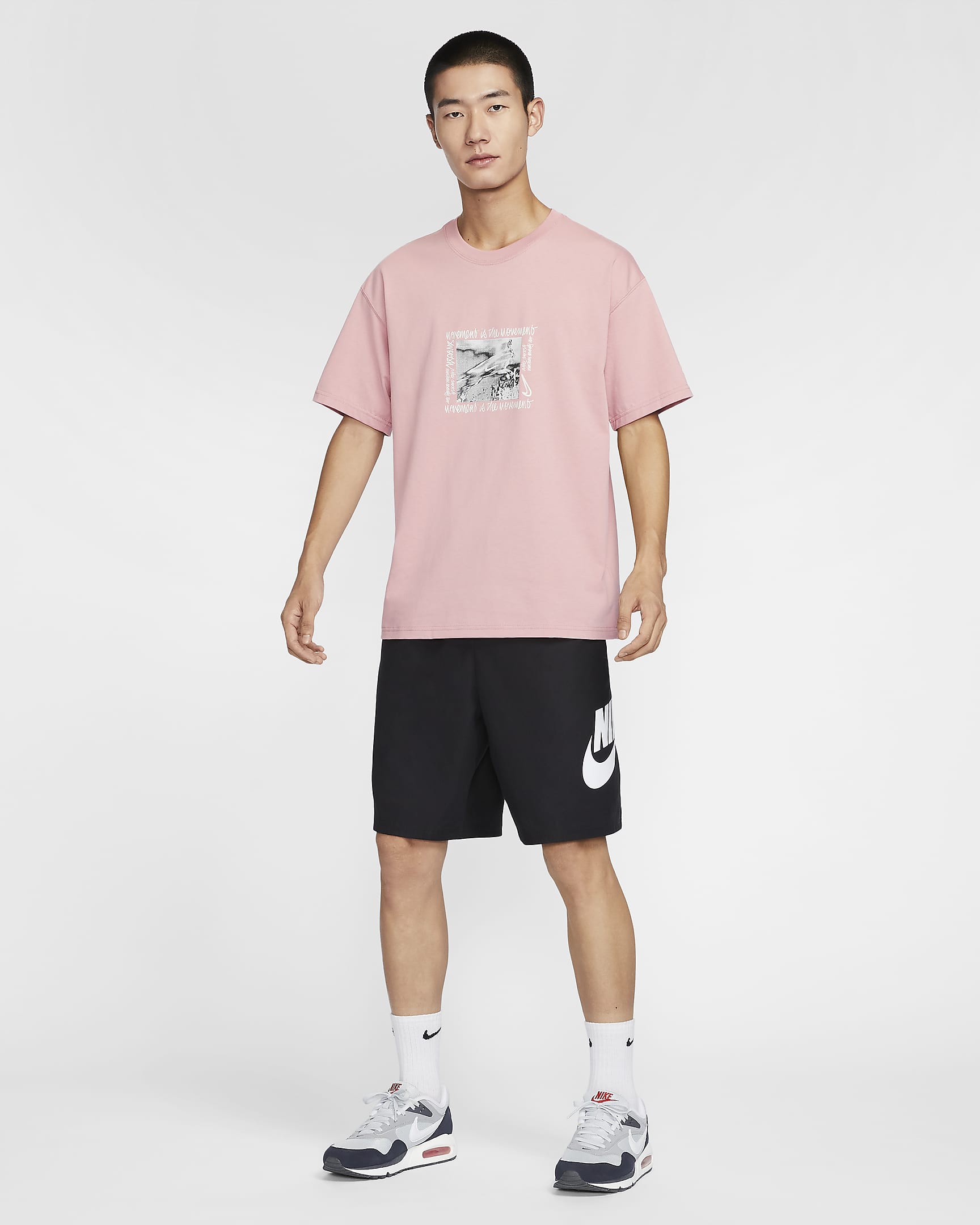 Nike Sportswear Men's T-Shirt - Rust Pink