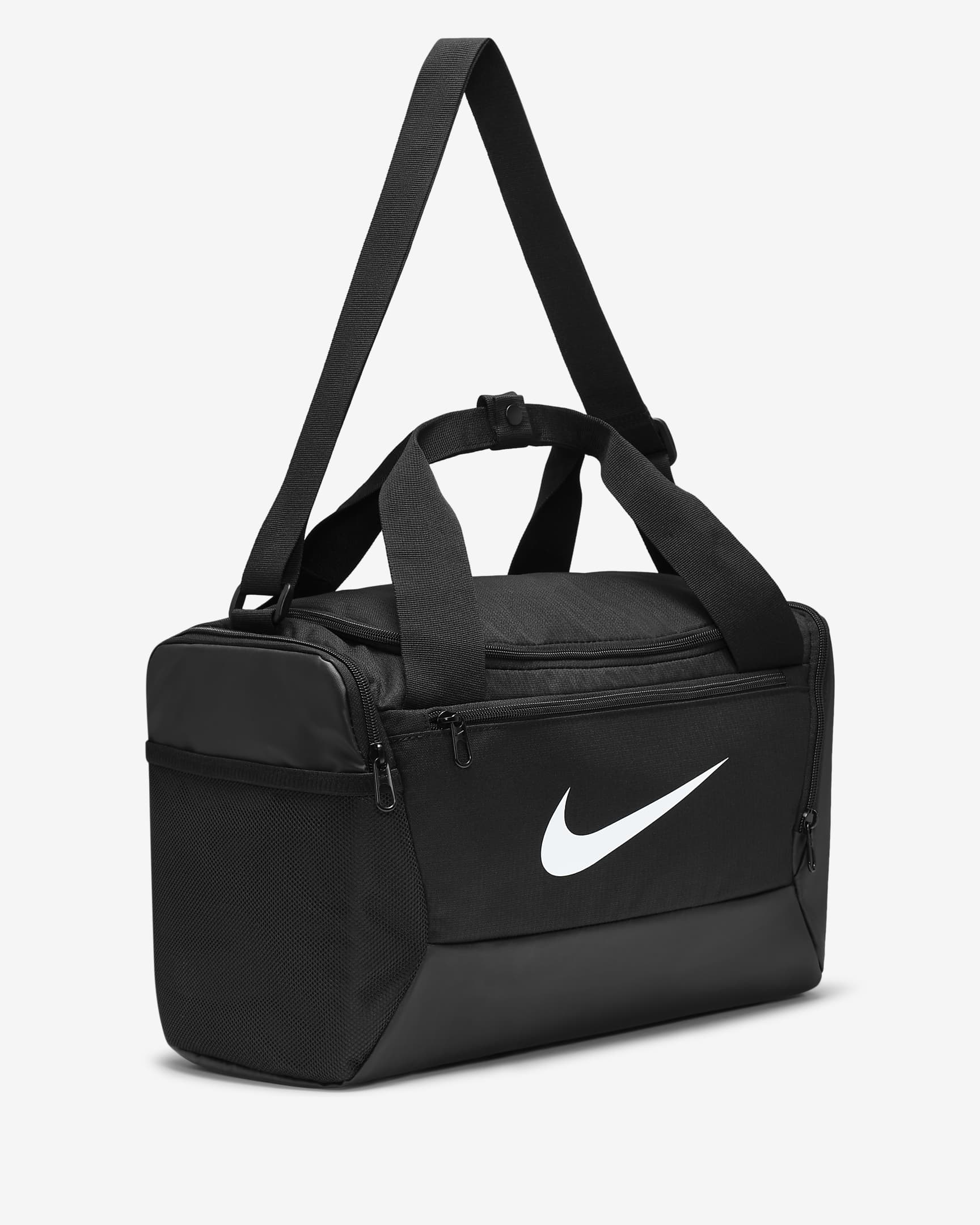 Nike Brasilia 9.5-træningstaske (extra small, 25 liter) - sort/sort/hvid