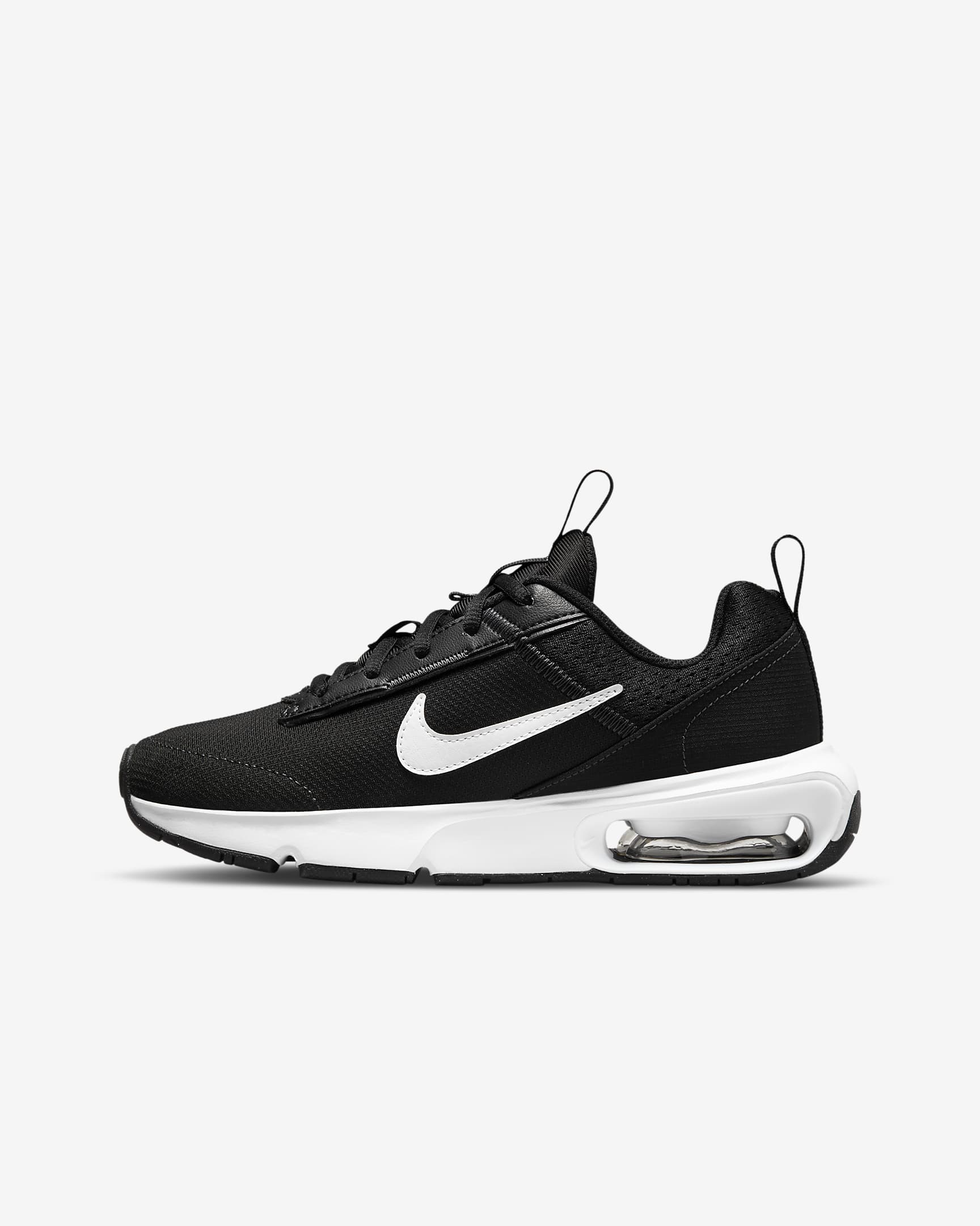 Tenis para niños grandes Nike Air Max INTRLK Lite - Negro/Antracita/Gris lobo/Blanco