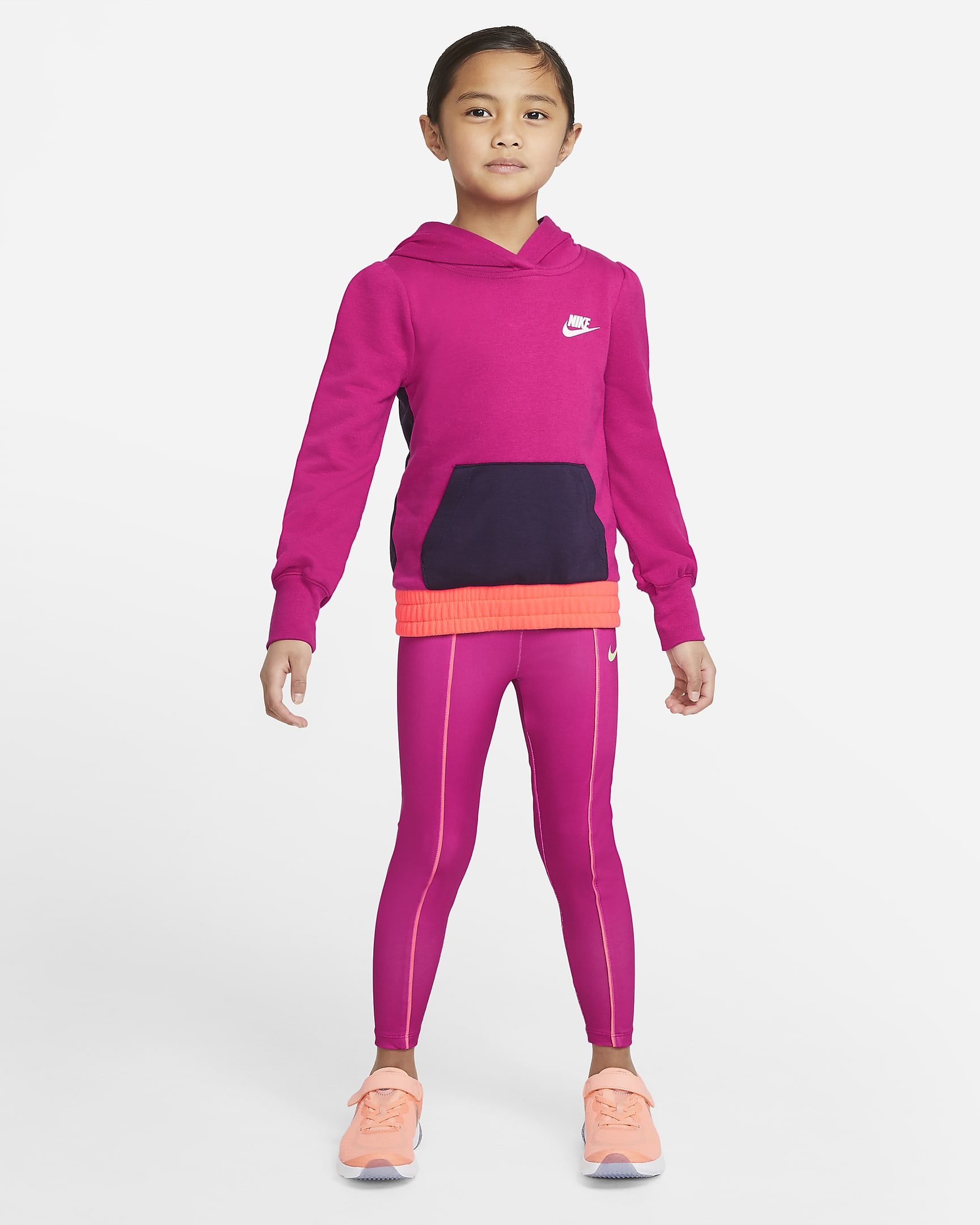 Nike Little Kids' Frech Terry Pullover Hoodie. Nike.com