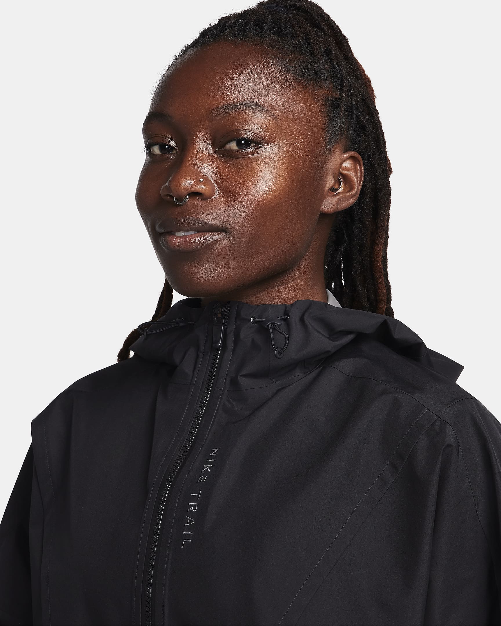 Nike Trail GORE-TEX INFINIUM™ Women's Trail Running Jacket - Black/Black/Dark Smoke Grey