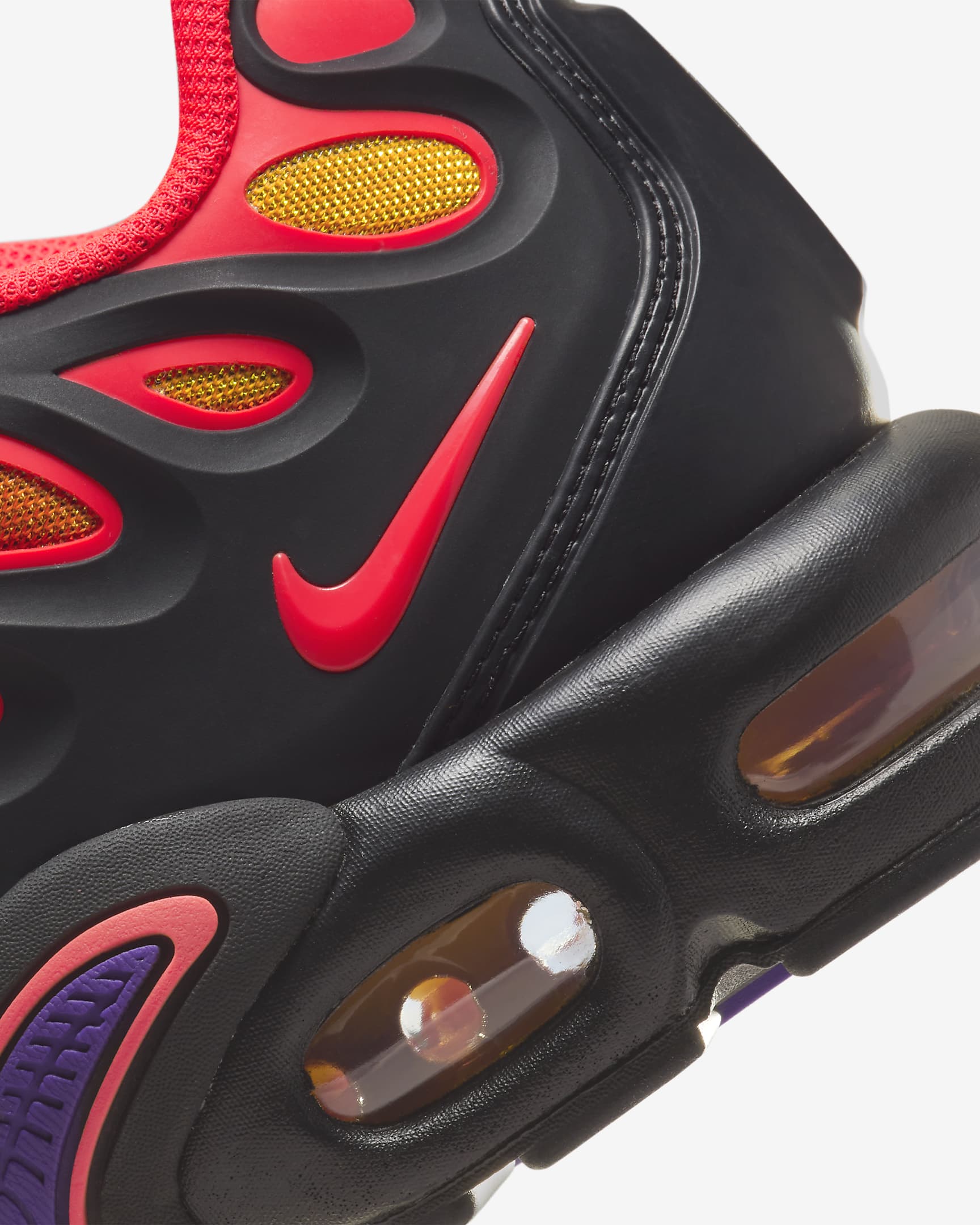 Chaussure Nike Air Max Plus Drift pour homme - Noir/Field Purple/Laser Orange/Bright Crimson