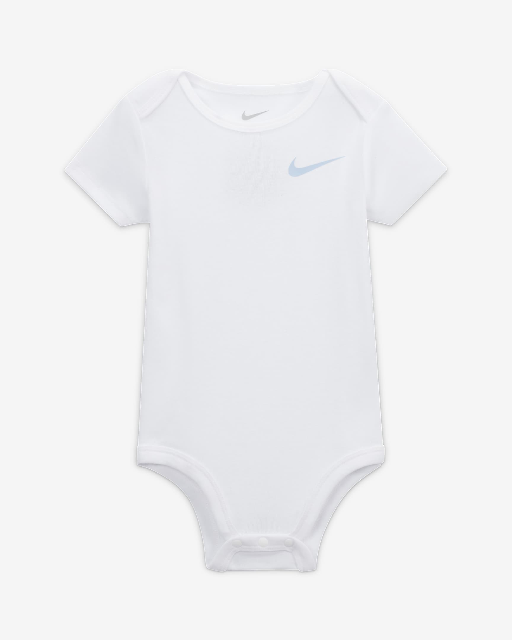 Nike Essentials Baby (12-24M) 3-Piece Bodysuit Set - Light Blue