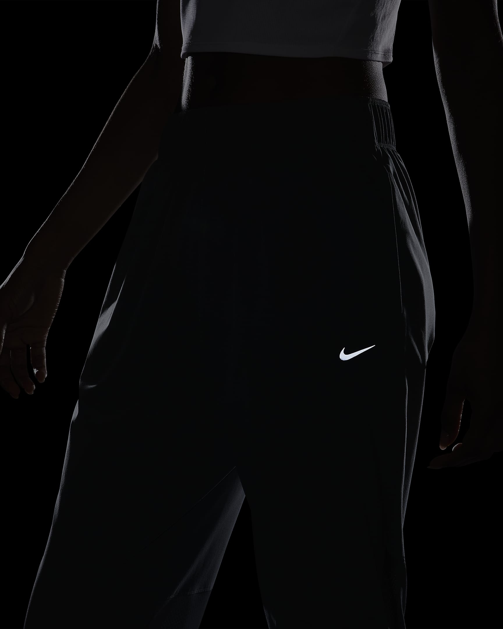 Nike Dri-FIT Fast Women's Mid-Rise 7/8 Running Trousers - Smoke Grey