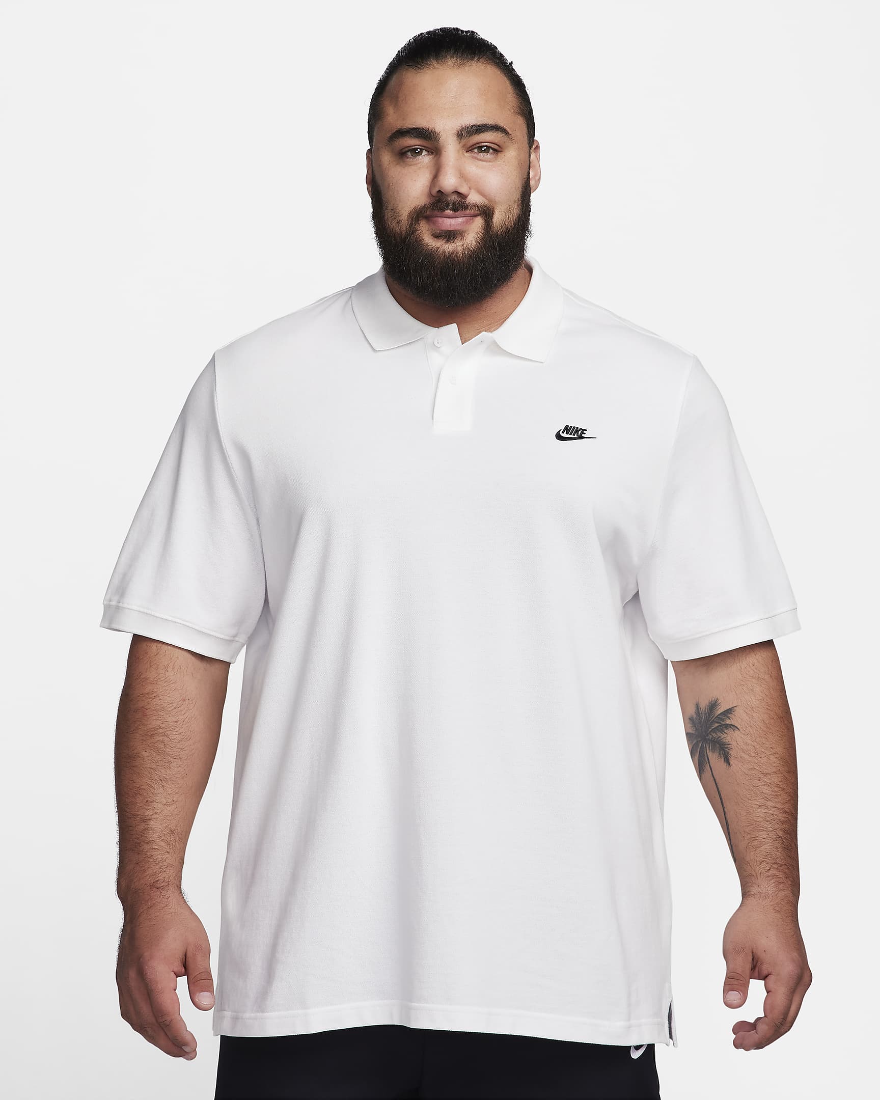 Polo a manica corta Nike Club – Uomo - Bianco/Nero