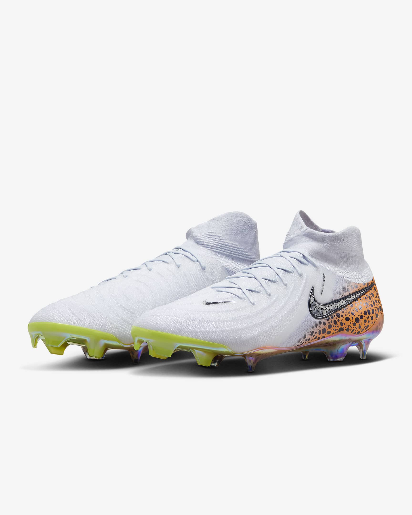 Chaussure de foot montante à crampons FG Nike Phantom Luna 2 Elite Electric - Multicolore/Multicolore