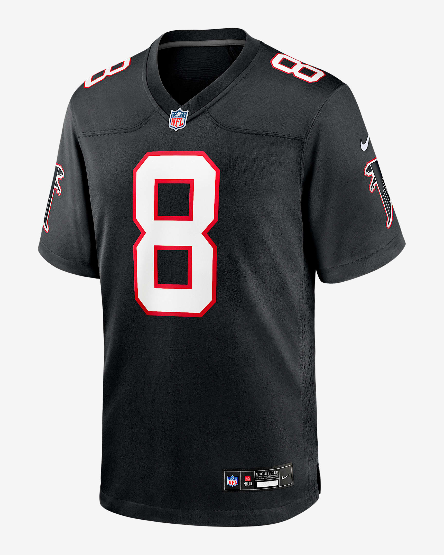 Kyle Pitts Sr. Atlanta Falcons Men's Nike NFL Game Jersey - Black