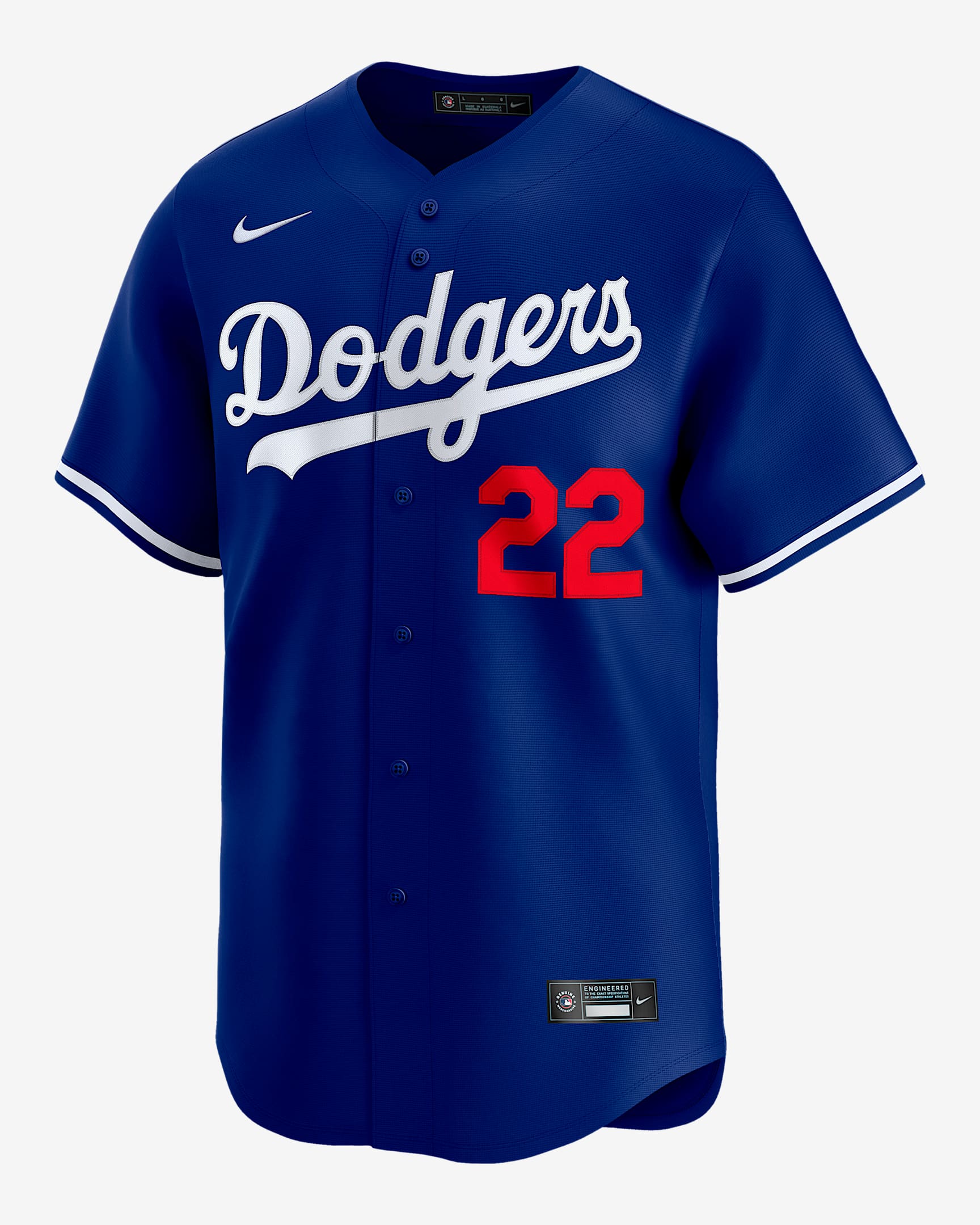 Jersey Nike Dri-FIT ADV de la MLB Limited para hombre Clayton Kershaw Los Angeles Dodgers - Royal