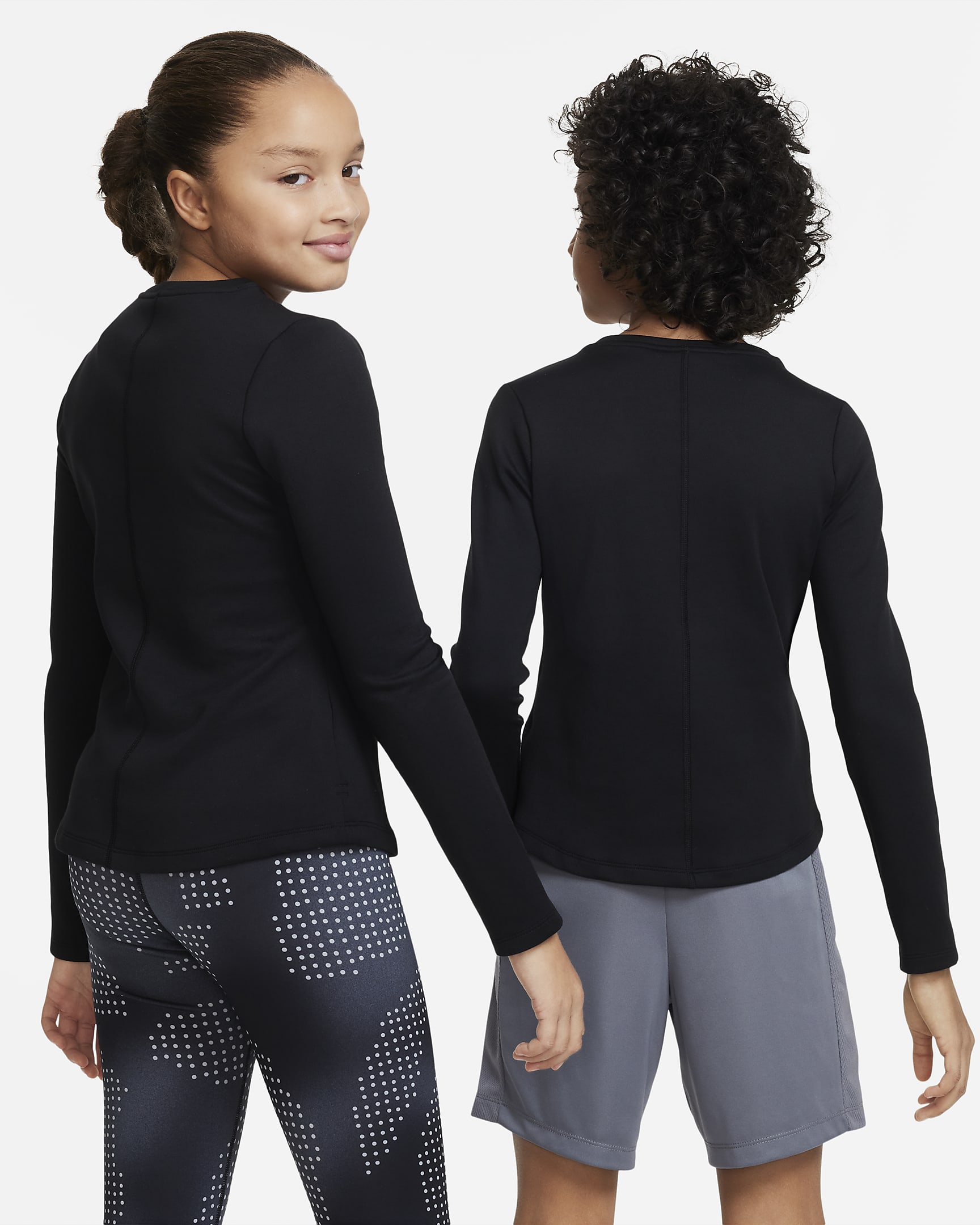 Nike One Older Kids' ThermaFIT LongSleeve Training Top. Nike NO