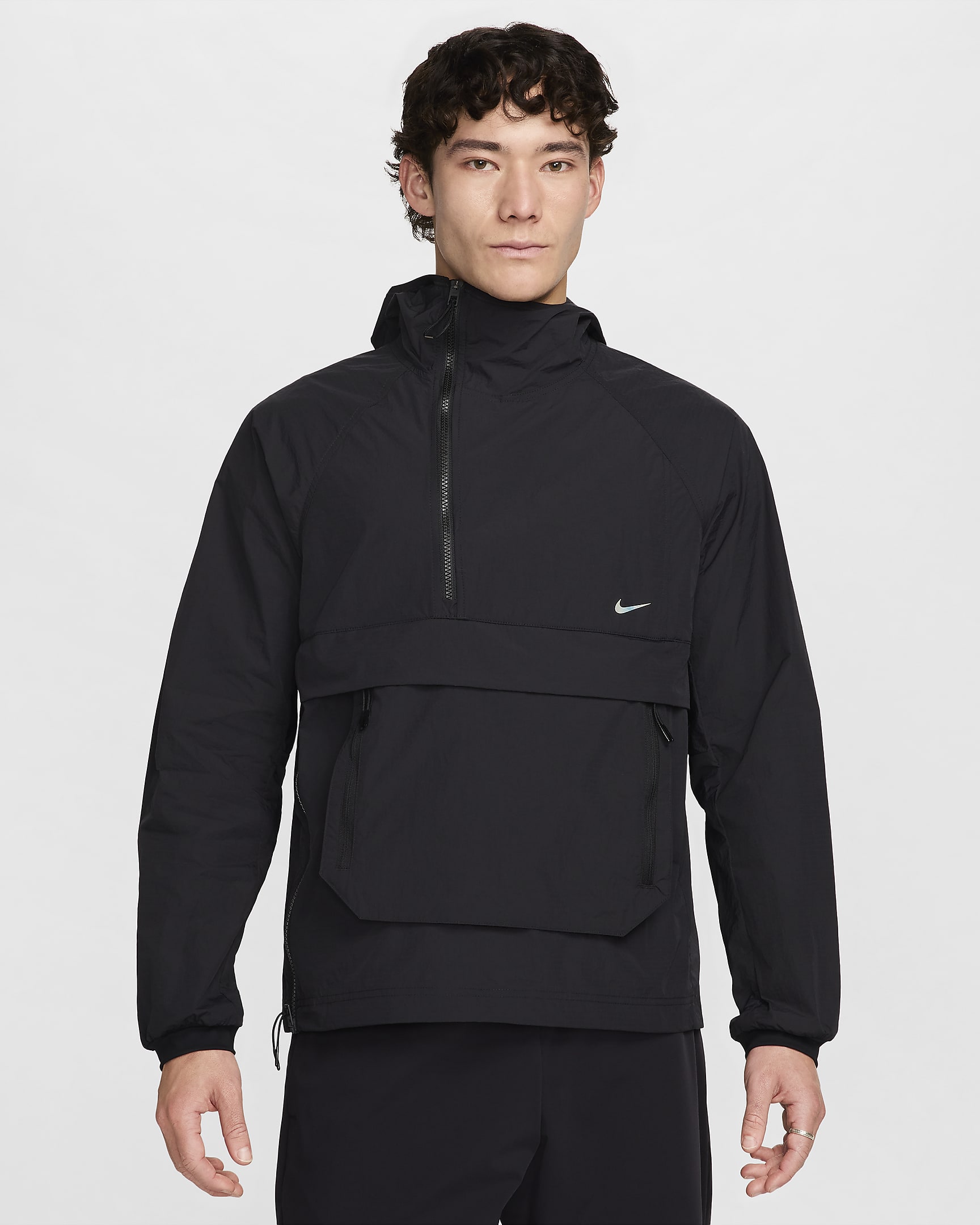 Nike A.P.S. Men's UV Repel Lightweight Versatile Jacket - Black/Black/Black