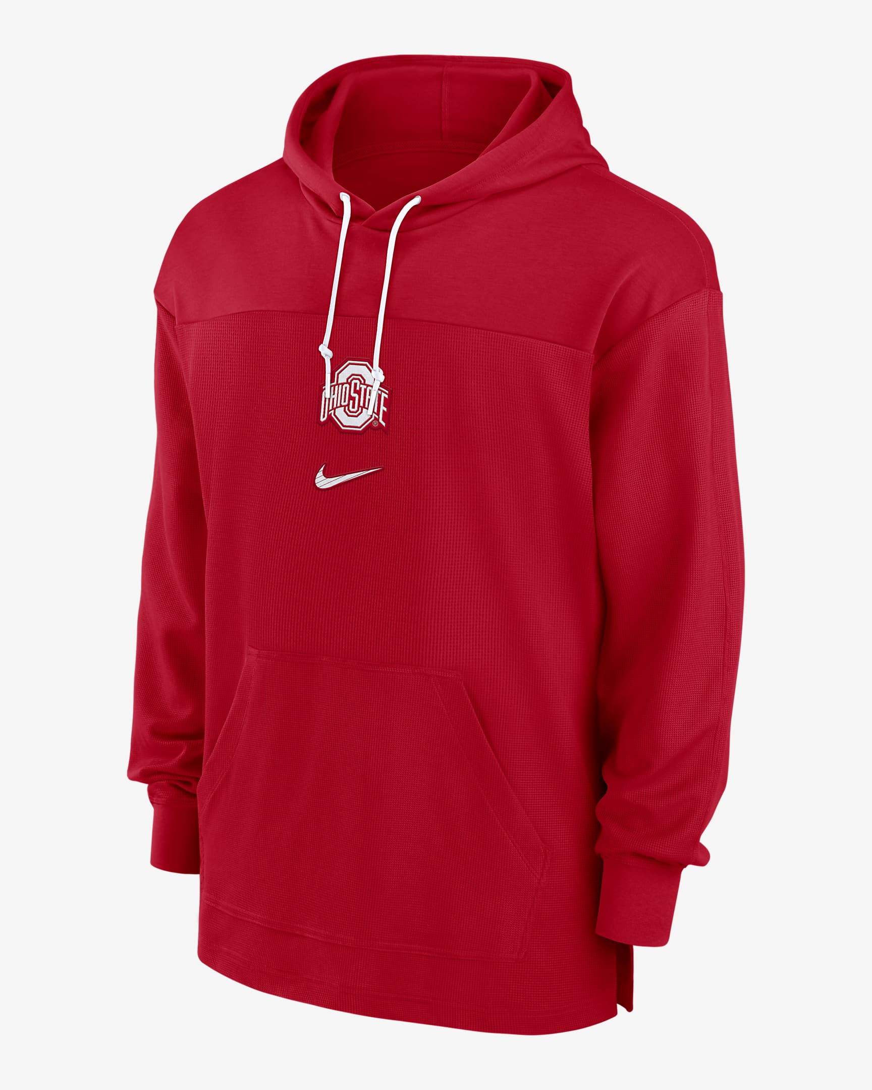 Ohio State Buckeyes Sideline Jersey Men's Nike Dri-FIT College Pullover Hoodie - Red