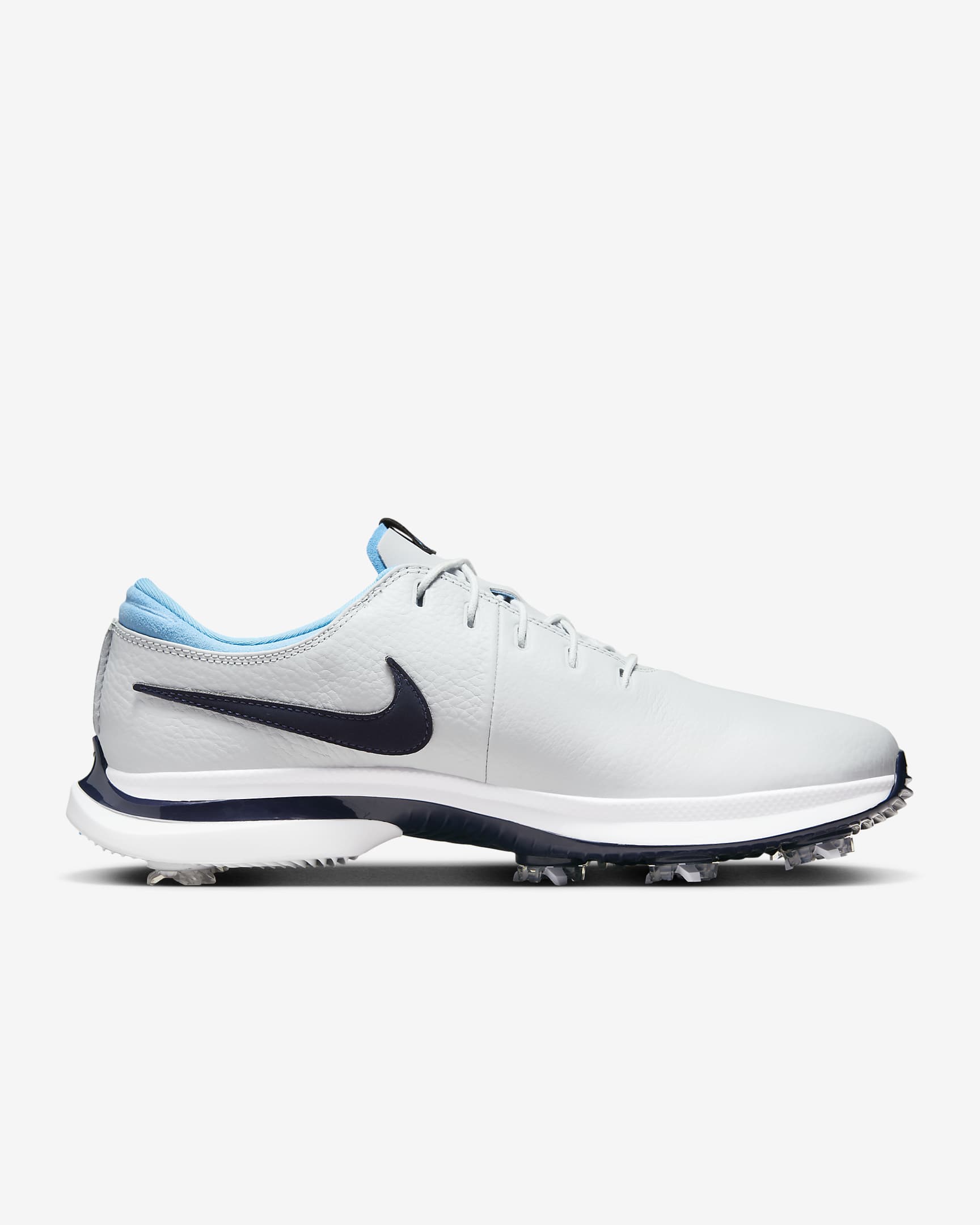 Tenis de golf para hombre Nike Air Zoom Victory Tour 3 - Platino puro/Blanco/Azul acuario/Obsidiana