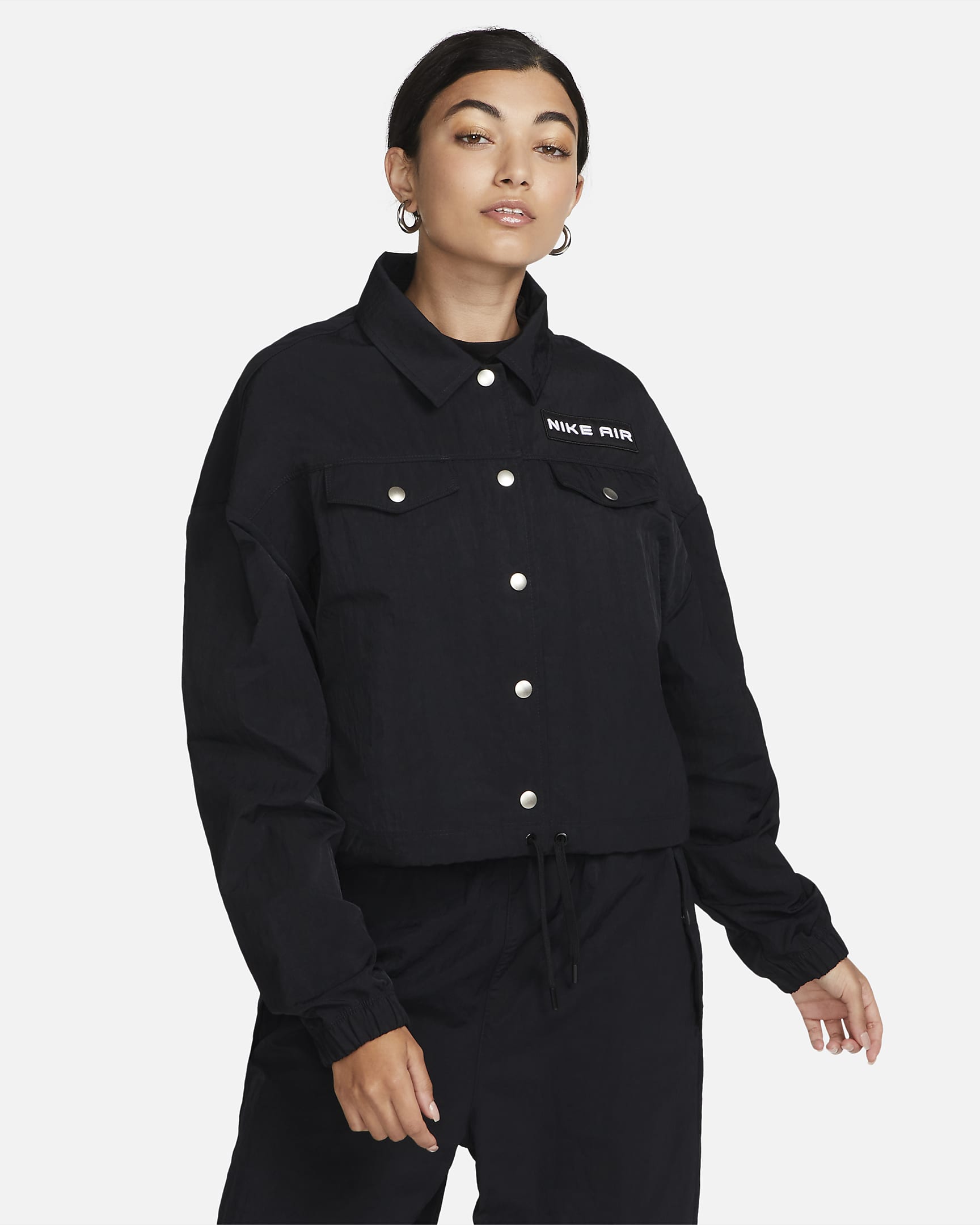 nike air women's coach jacket