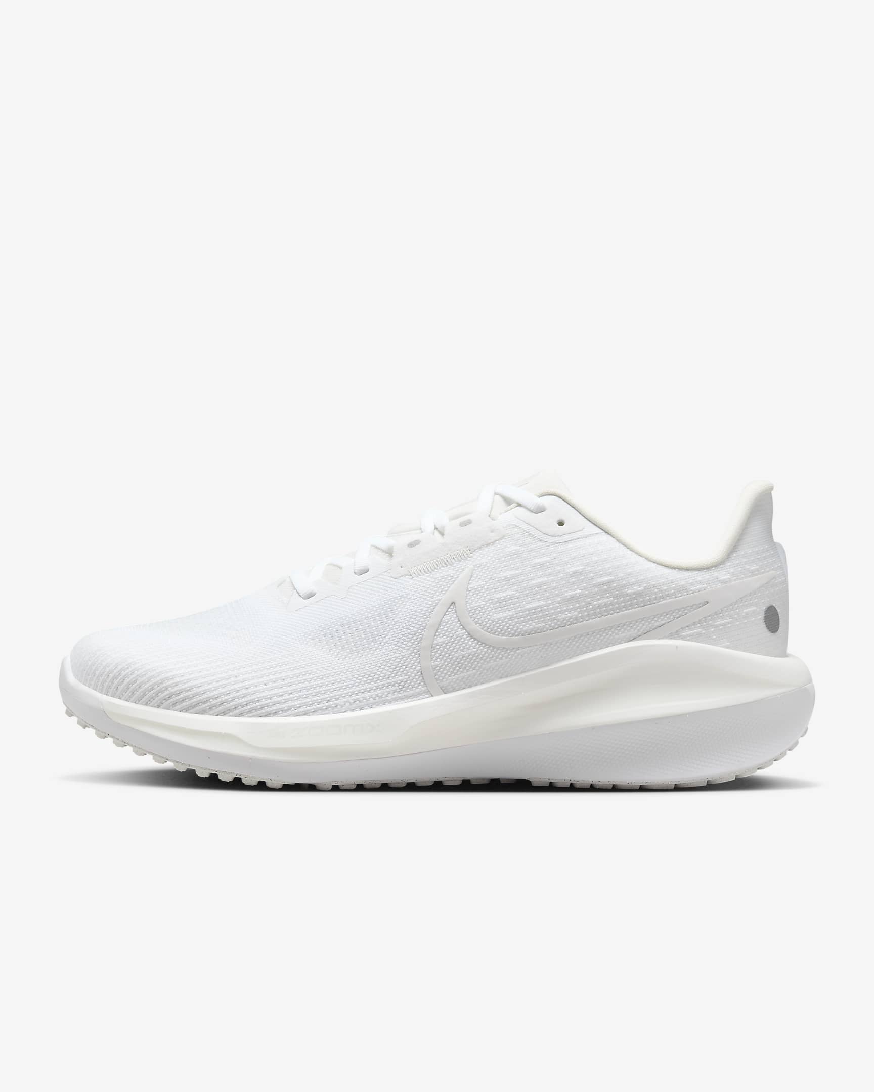 Tenis de correr en pavimento para hombre Nike Vomero 17 - Blanco/Blanco cumbre/Tinte platino