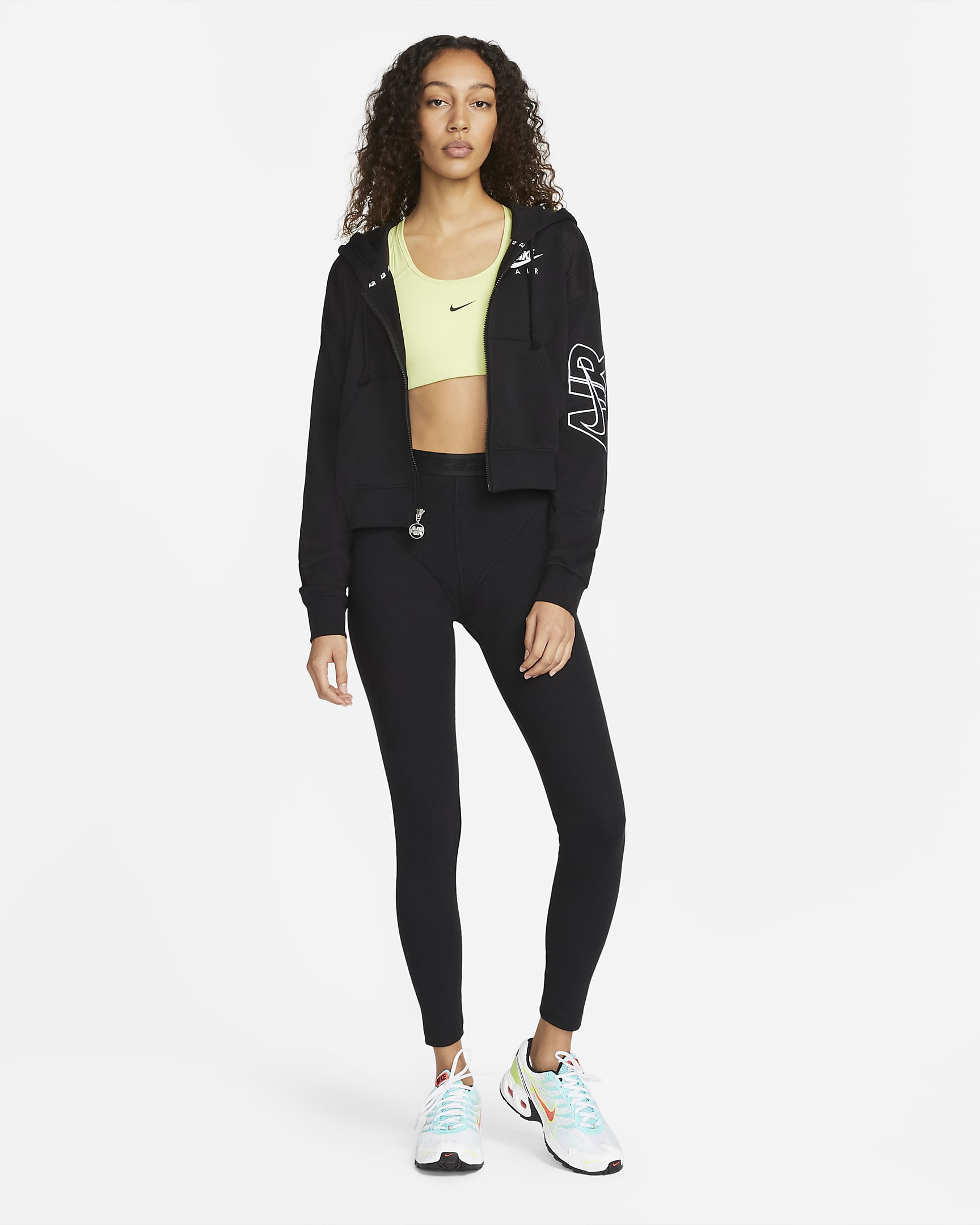 Nike Air Women S Oversized Full Zip Fleece Hoodie Nike At