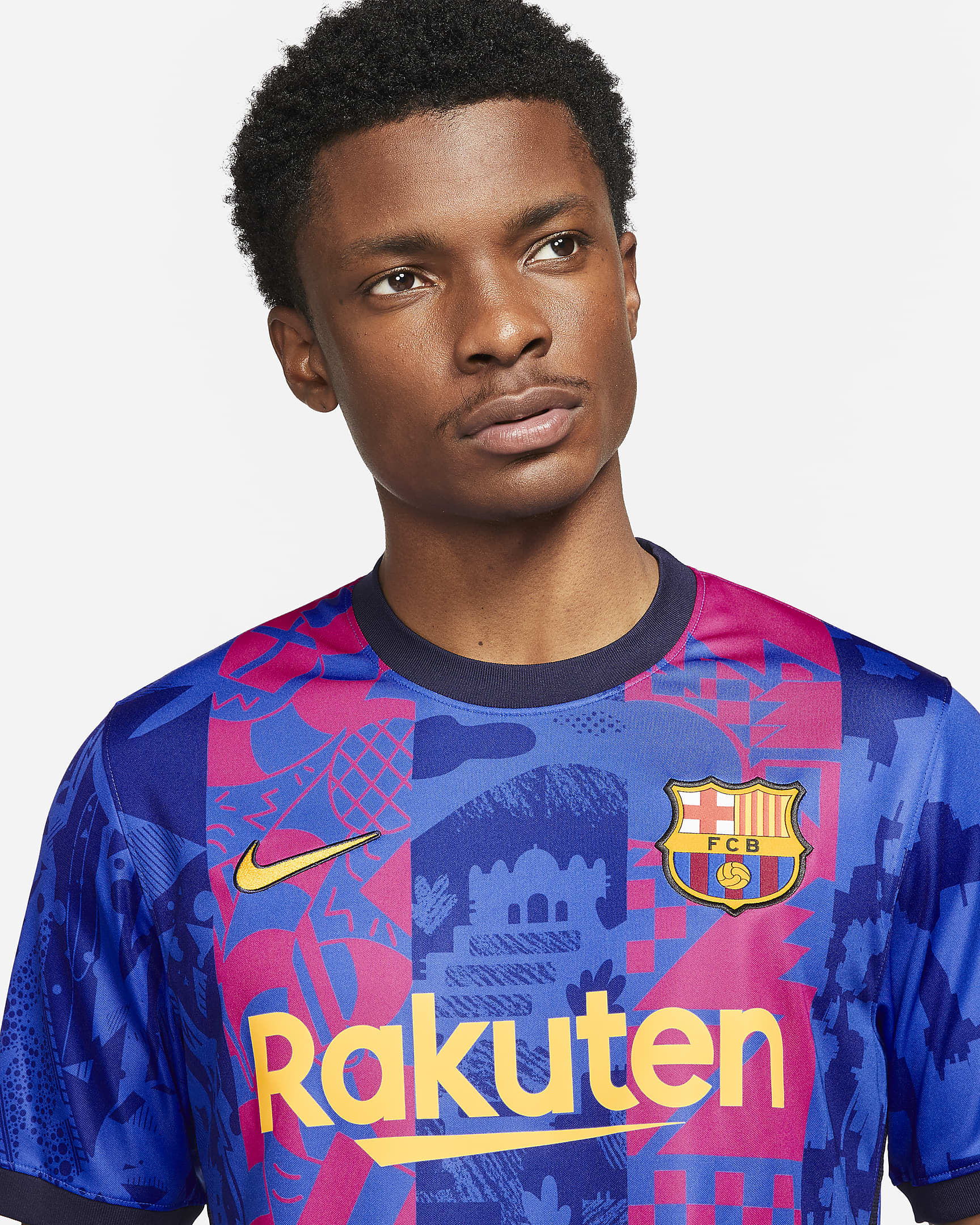 F.C. Barcelona 2021/22 Stadium Third Men's Nike Dri-FIT Football Shirt ...