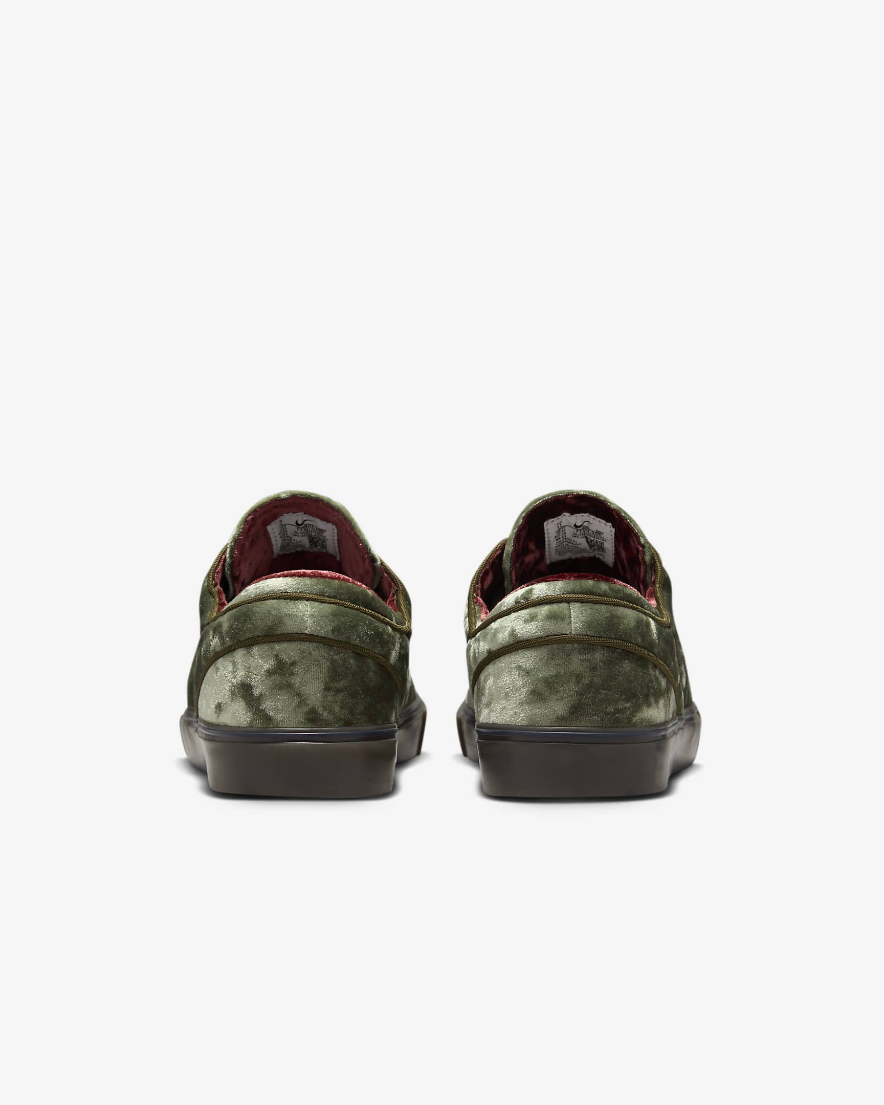 Nike SB Zoom Janoski OG+ SE Skate Shoes - Medium Olive/Baroque Brown/Dark Team Red/Velvet Brown