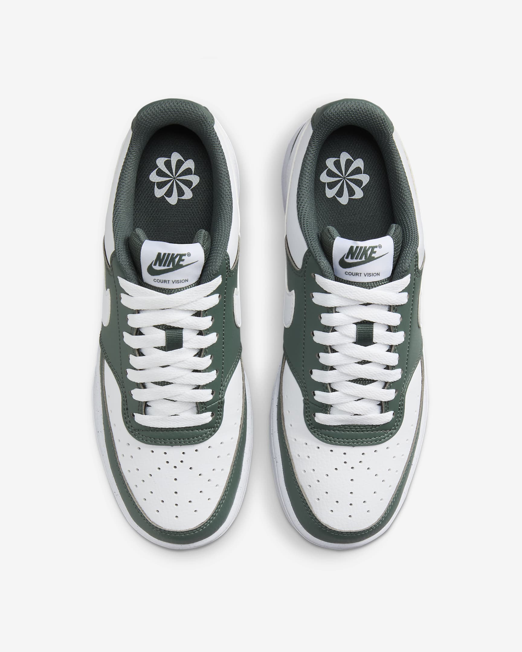 Nike Court Vision Low Next Nature Women's Shoes - Vintage Green/White