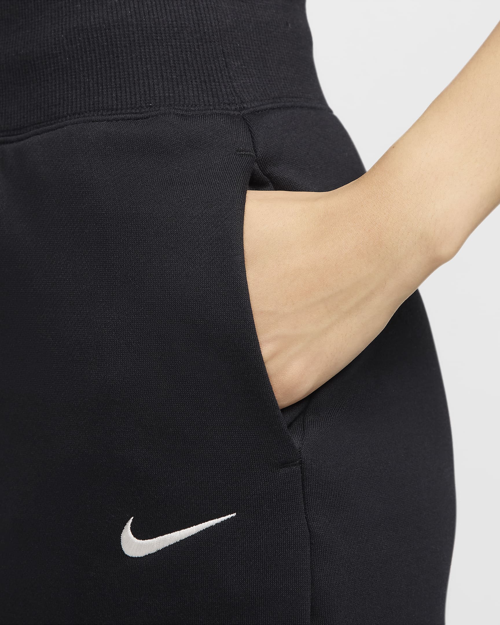 Nike Sportswear Phoenix Fleece Women's Slim Mini Skirt - Black/Sail