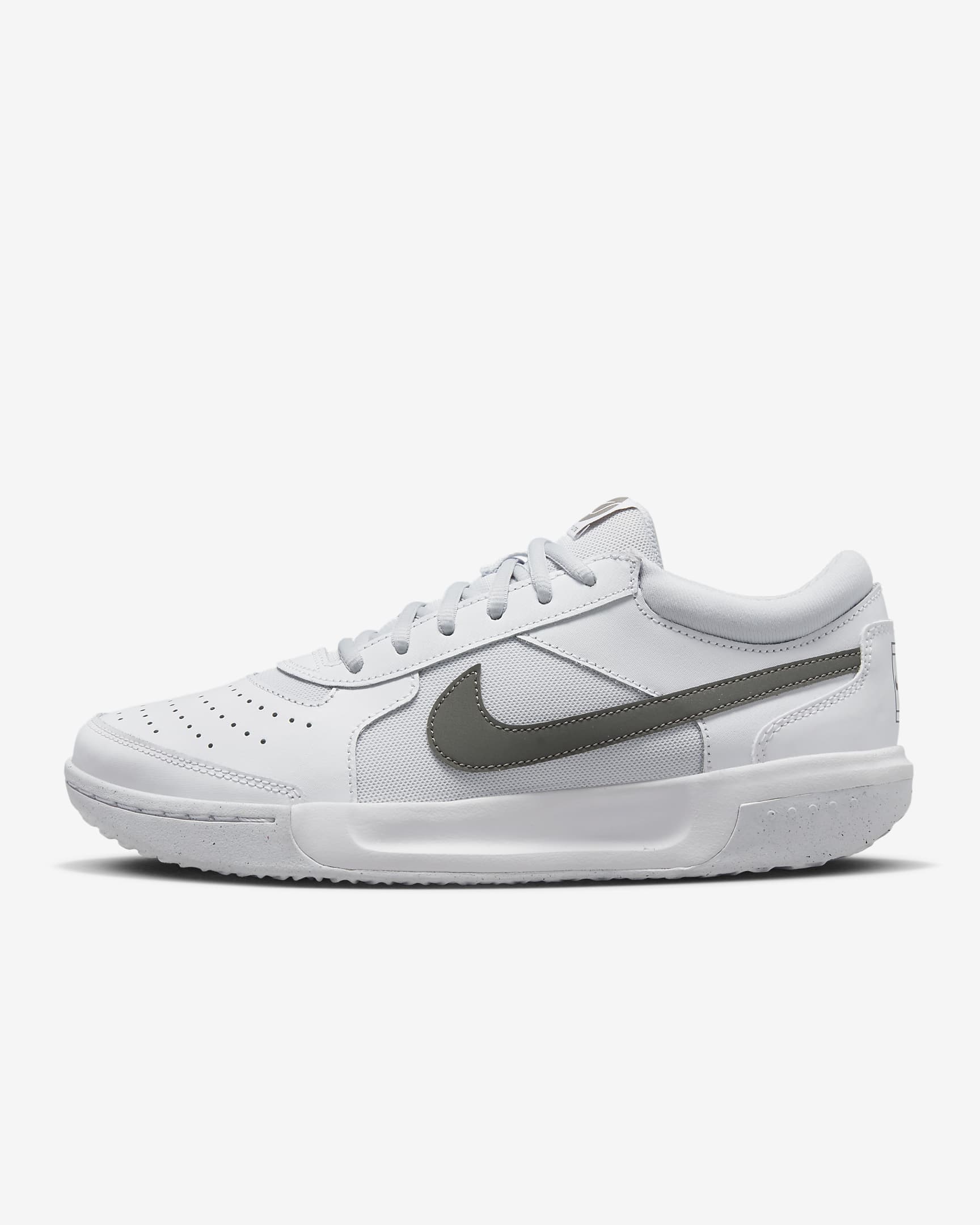 NikeCourt Air Zoom Lite 3 Women's Tennis Shoes - White/Football Grey/Flat Pewter