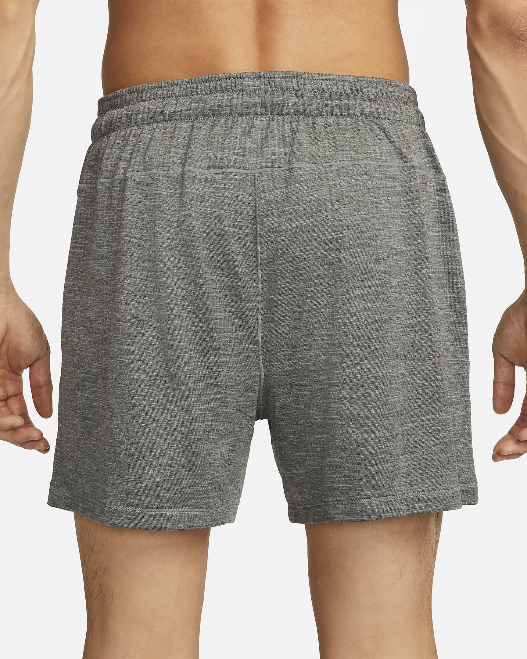 Nike Yoga Men's Dri-FIT 5" Unlined Shorts - Cool Grey/Heather/Cool Grey