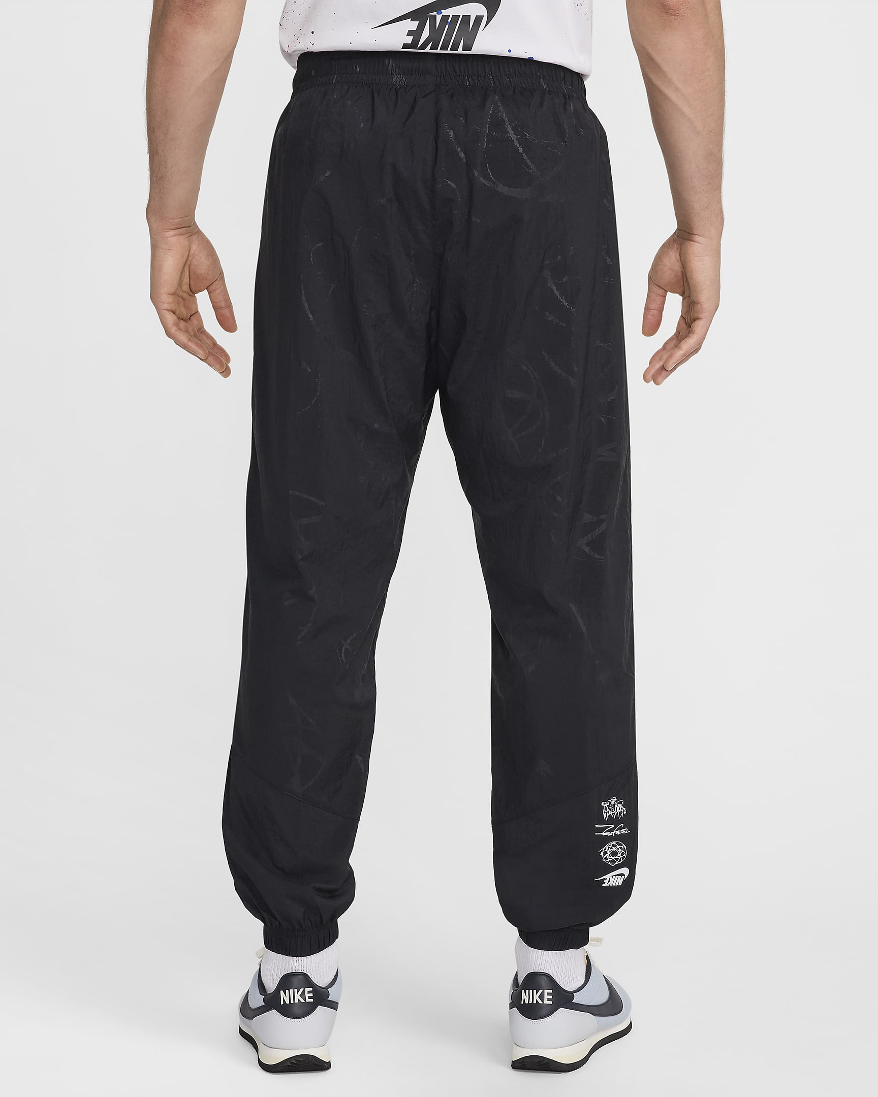 Pants de breaking Windrunner forrados para hombre Nike Sportswear - Negro