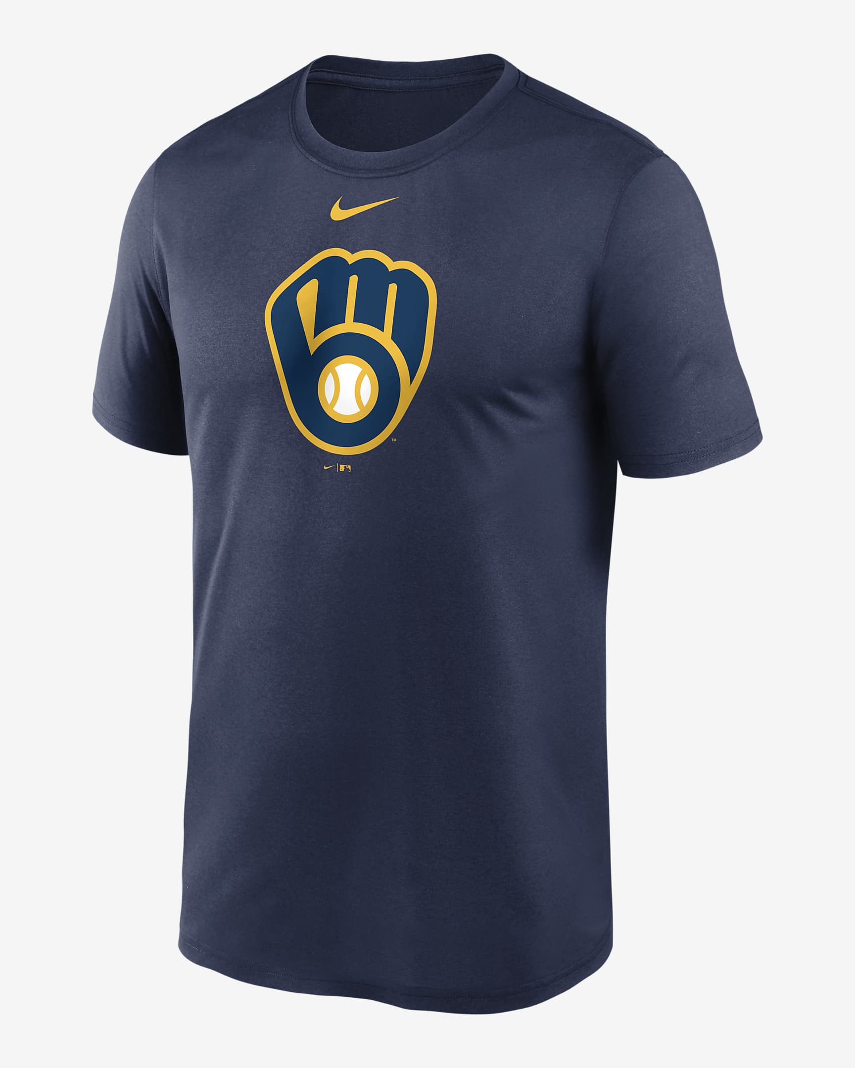 Nike Dri-FIT Legend Logo (MLB Milwaukee Brewers) Men's T-Shirt. Nike.com