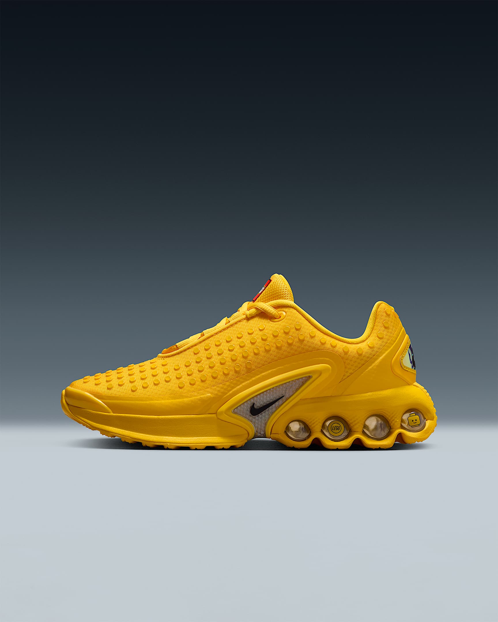 Nike Air Max Dn x LEGO® Collection Big Kids' Shoes - Tour Yellow/Volt/Rush Red/Black
