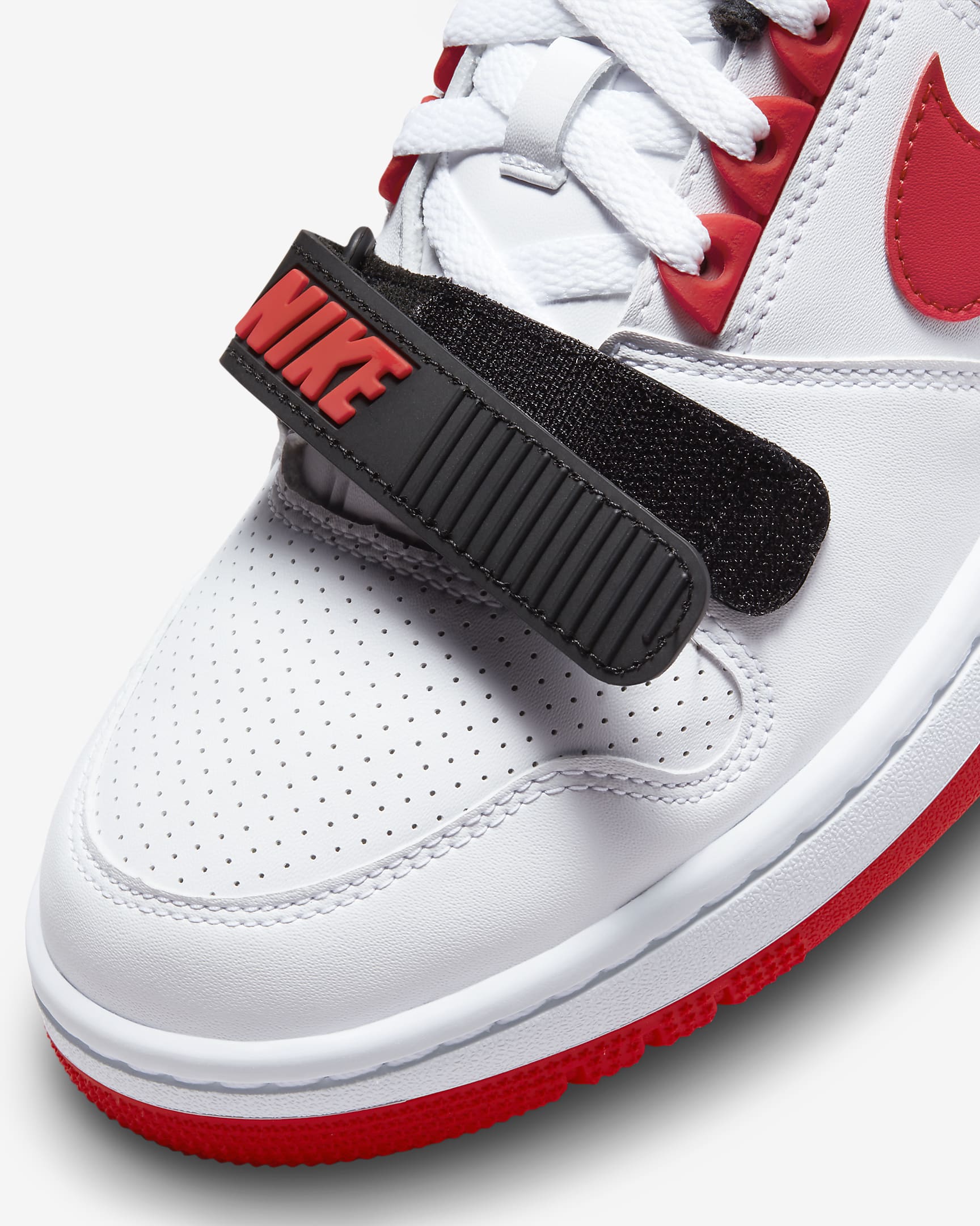 Nike Air Alpha Force 88 x Billie sko til herre - Hvit/Neutral Grey/Fire Red