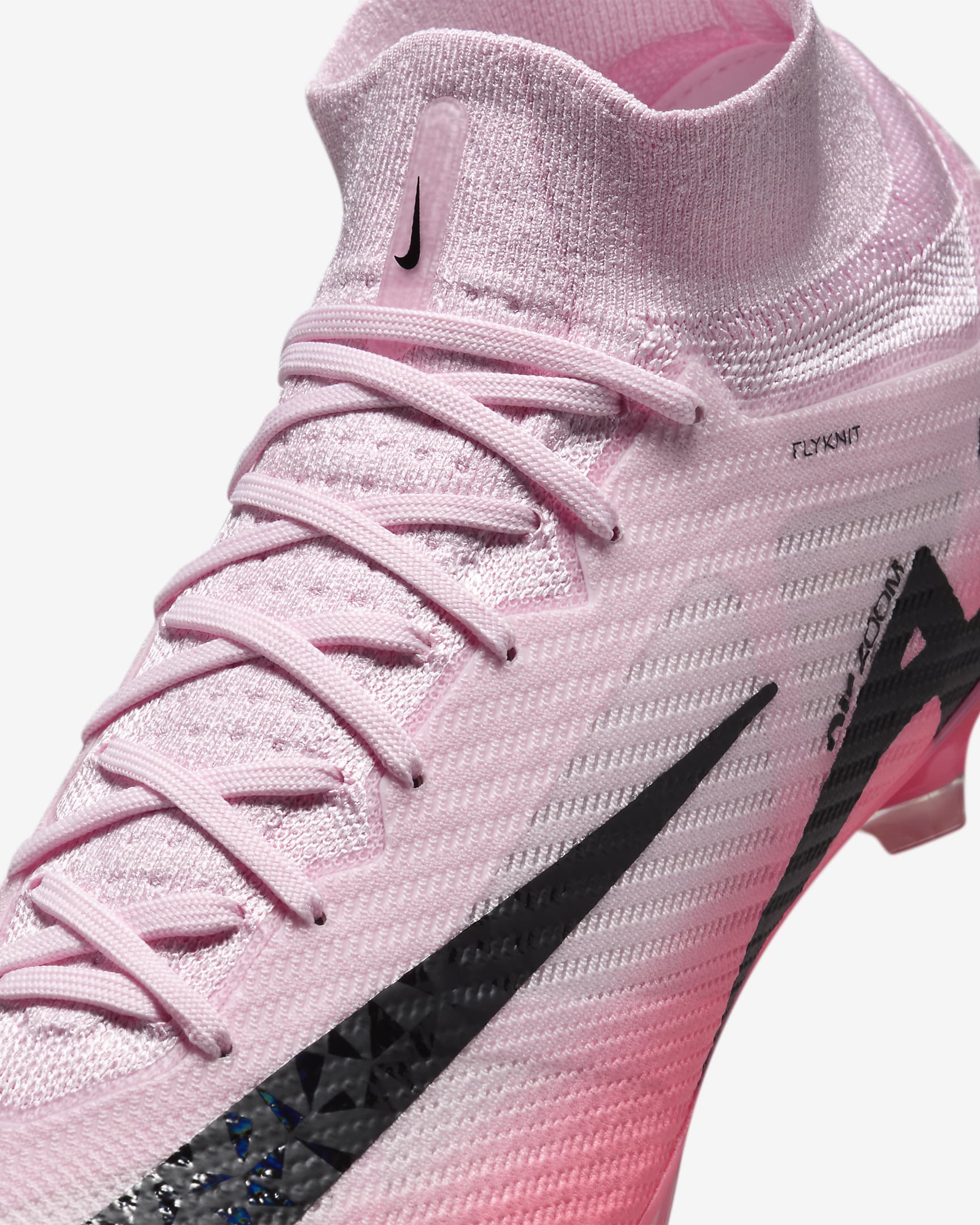 Tacos de fútbol FG high Nike Mercurial Superfly 9 Elite - Espuma rosa/Negro