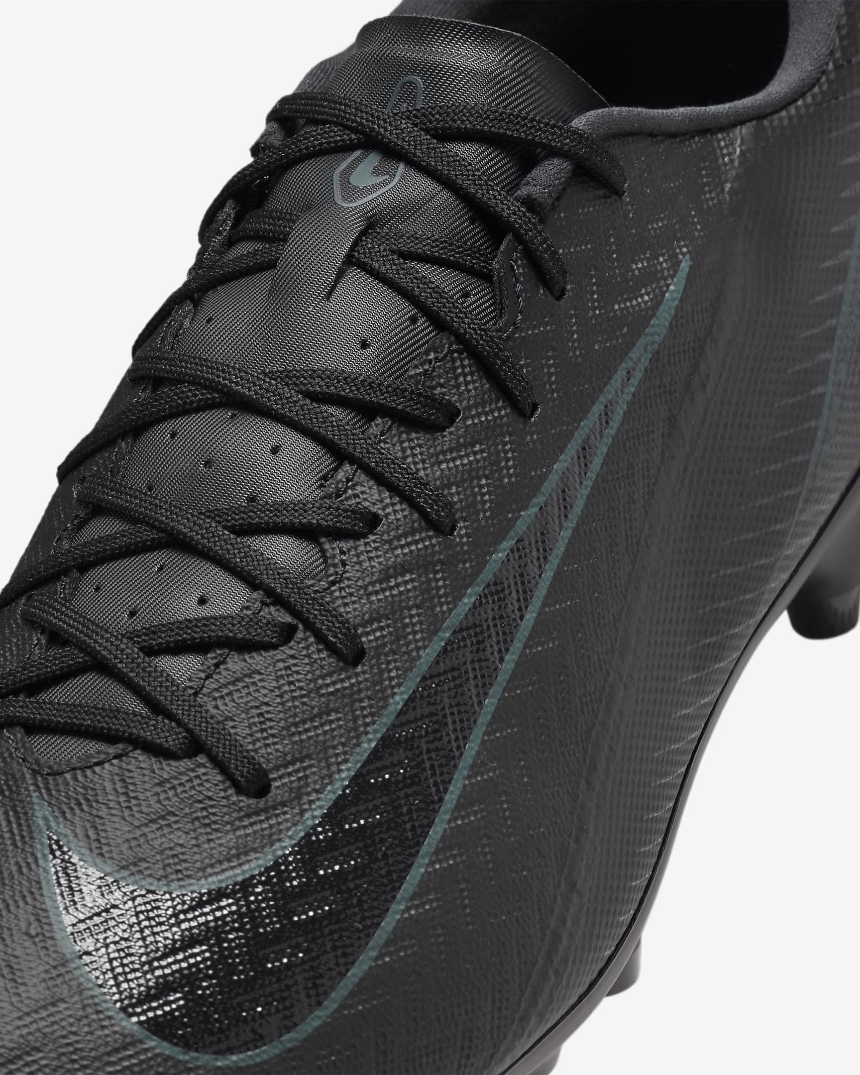 Nike Mercurial Vapor 16 Academy Botes de futbol de perfil baix per a terrenys tous professionals - Negre/Deep Jungle/Negre