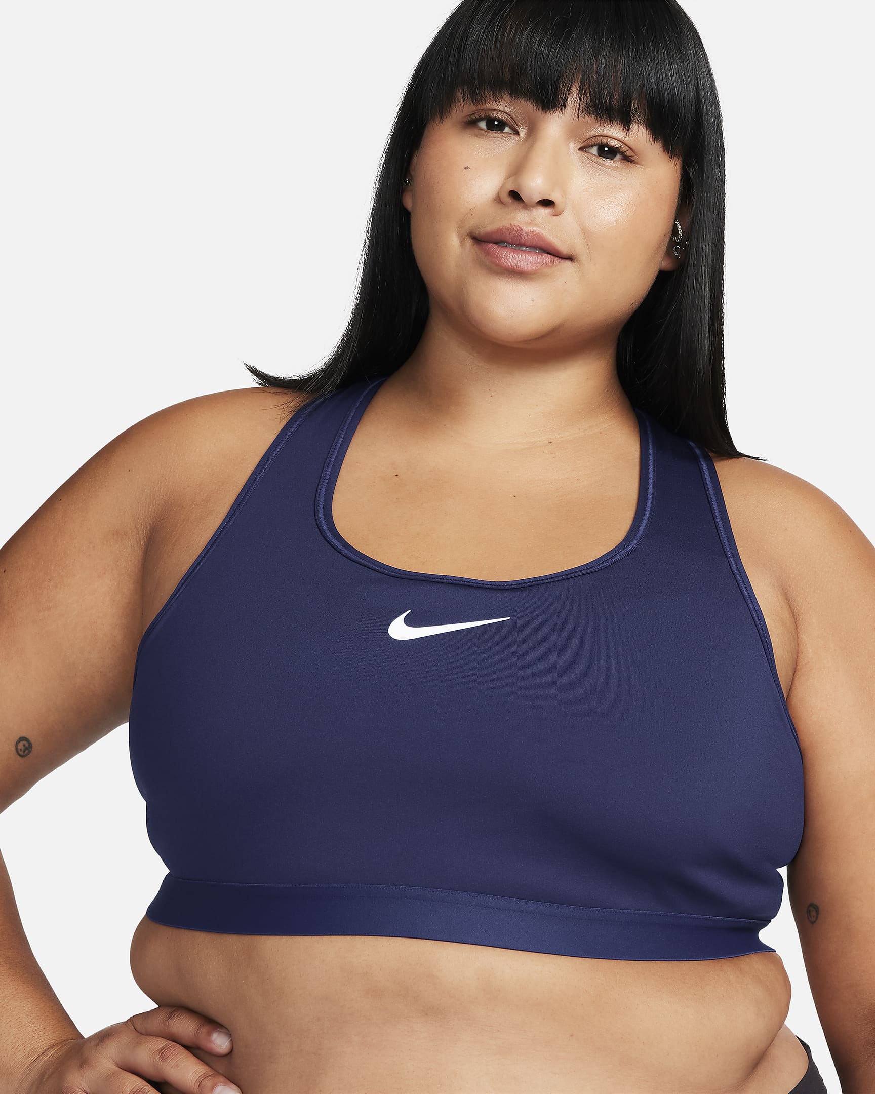 Nike Swoosh High-Support Women's Non-Padded Adjustable Sports Bra. Nike UK