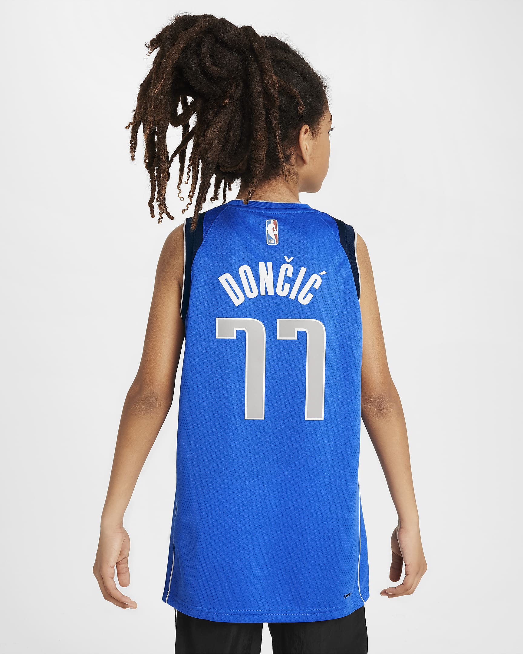 Dallas Mavericks 2023/24 Icon Edition Camiseta Swingman Nike de la NBA - Niño/a - Game Royal